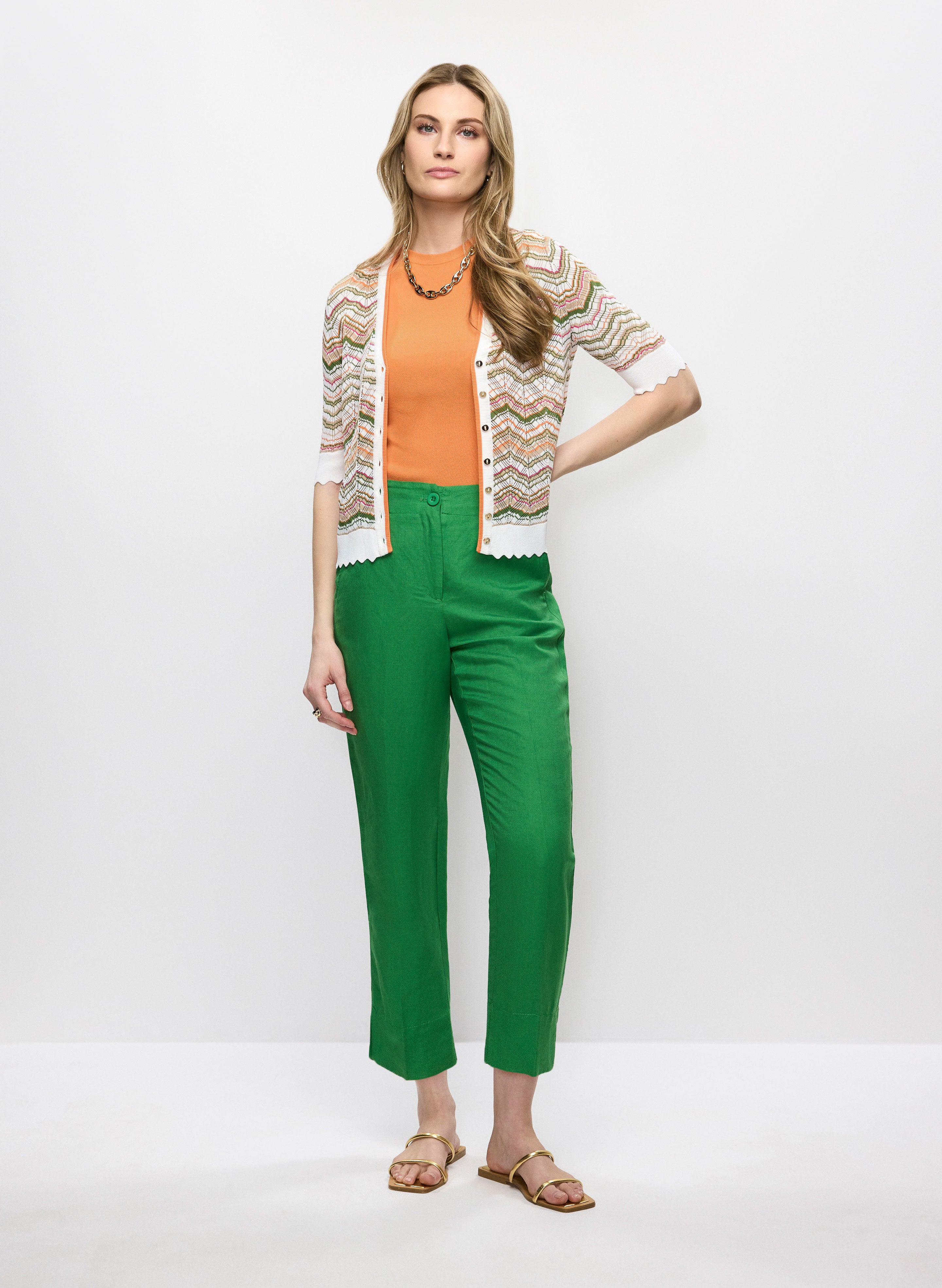トップス andmary mary loose cardigan + cami pants Cardigan loose made from an organic cotton blend - white