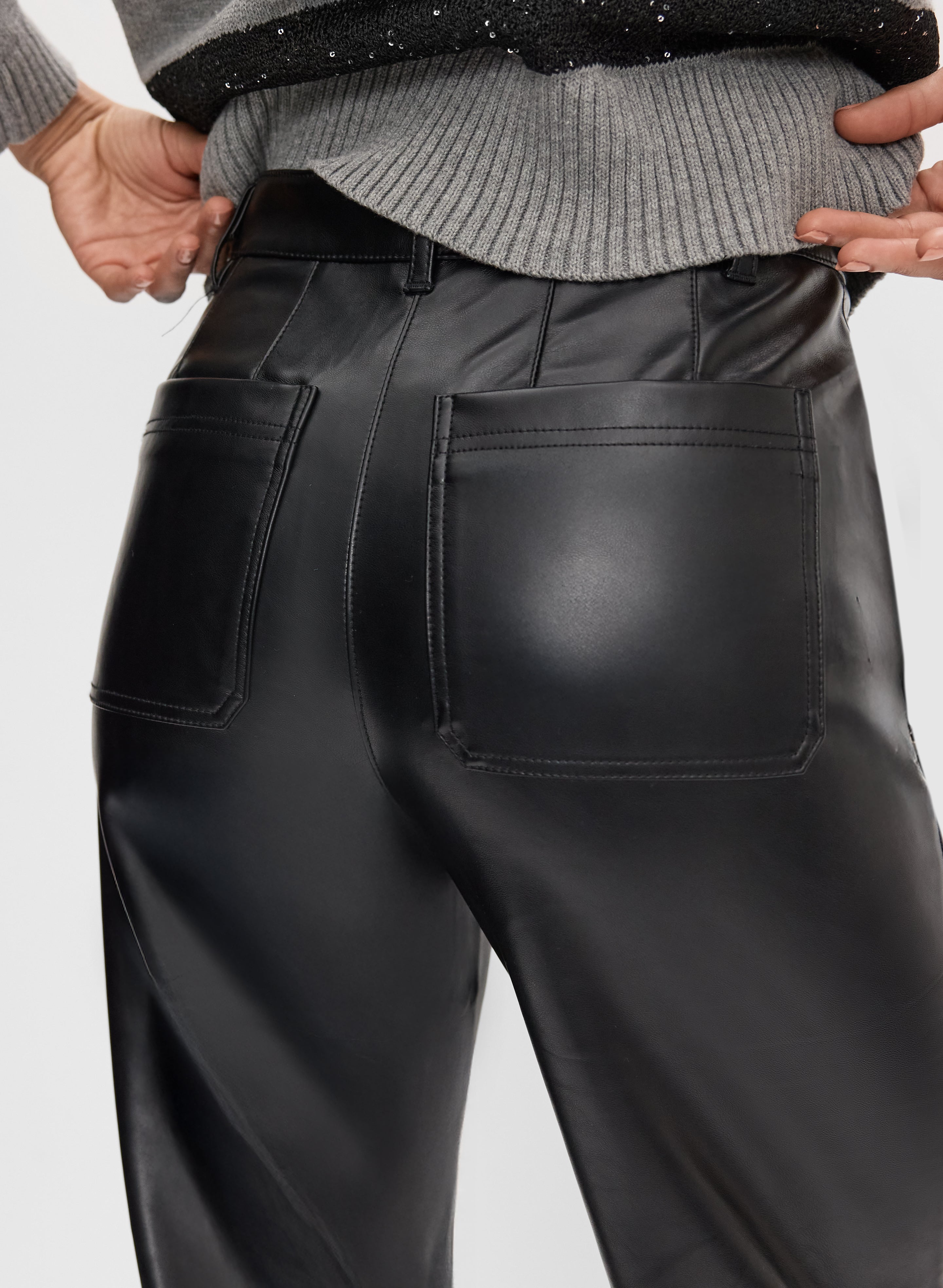 Vegan Leather Pants