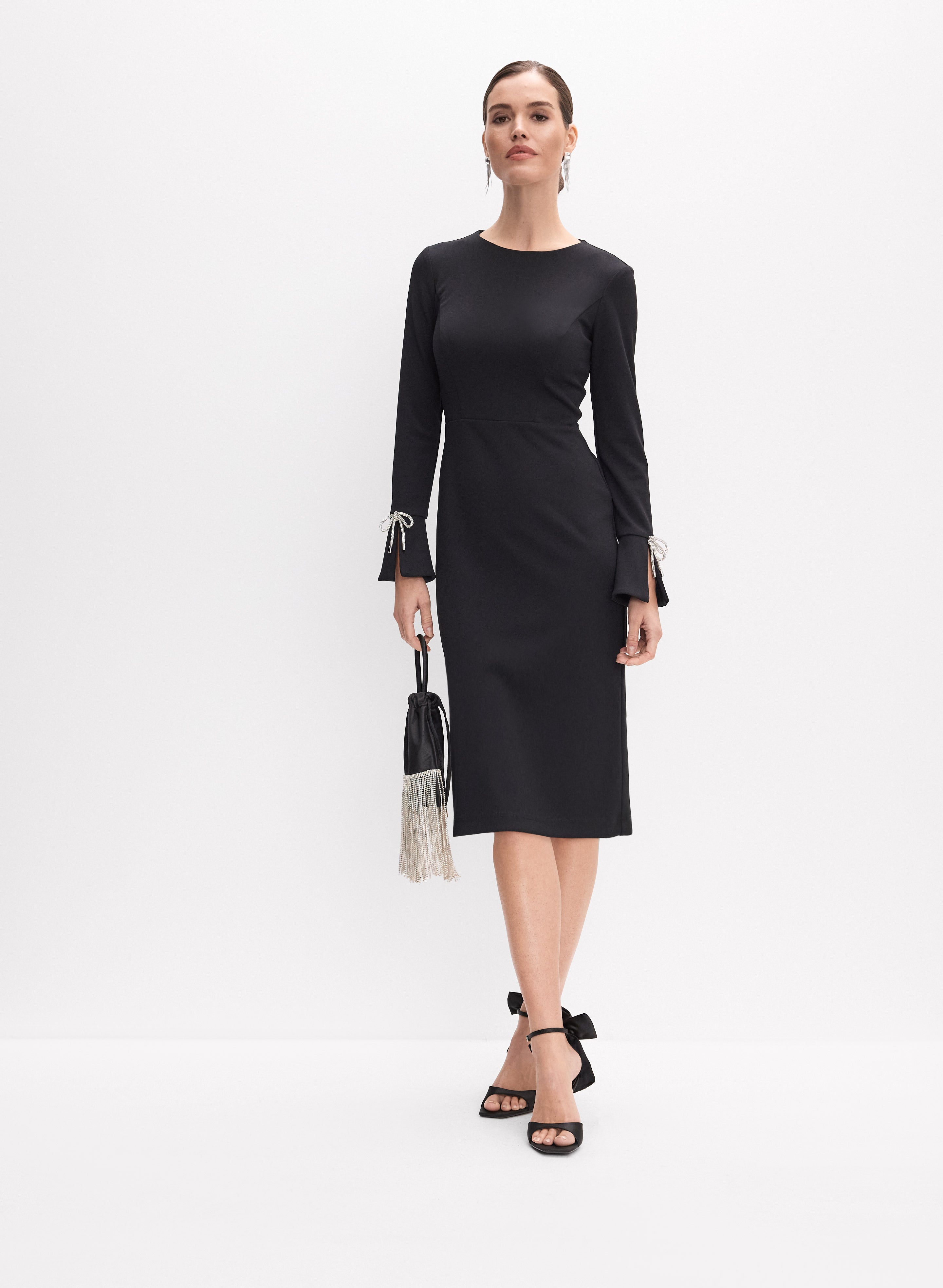 Joseph Ribkoff - Fitted Crepe Dress Joseph Ribkoff - Fitted Crepe Dress