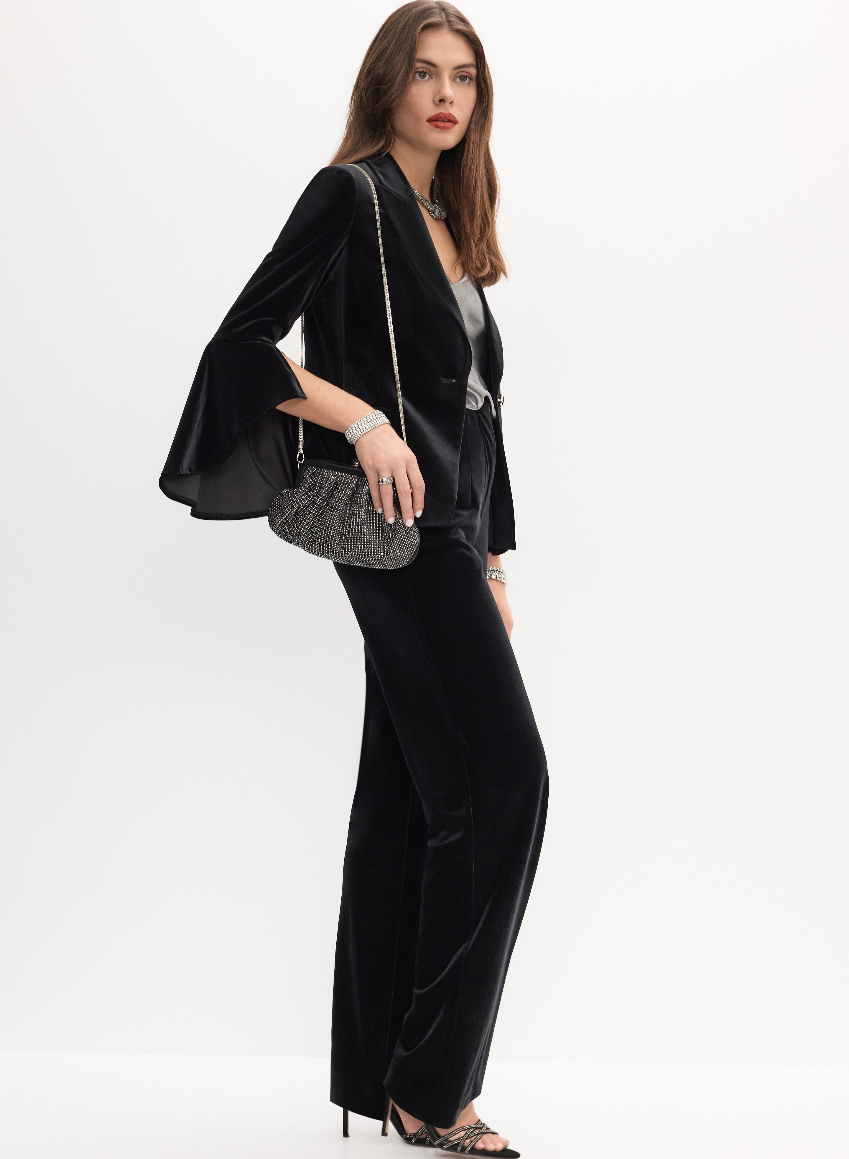 ★LUVISTRUE★[MARIE] VELVET PANTS(BLACK)★正規品/直送料込 Mario Black Vegan Leather Pants – Velvet Heart Clothing