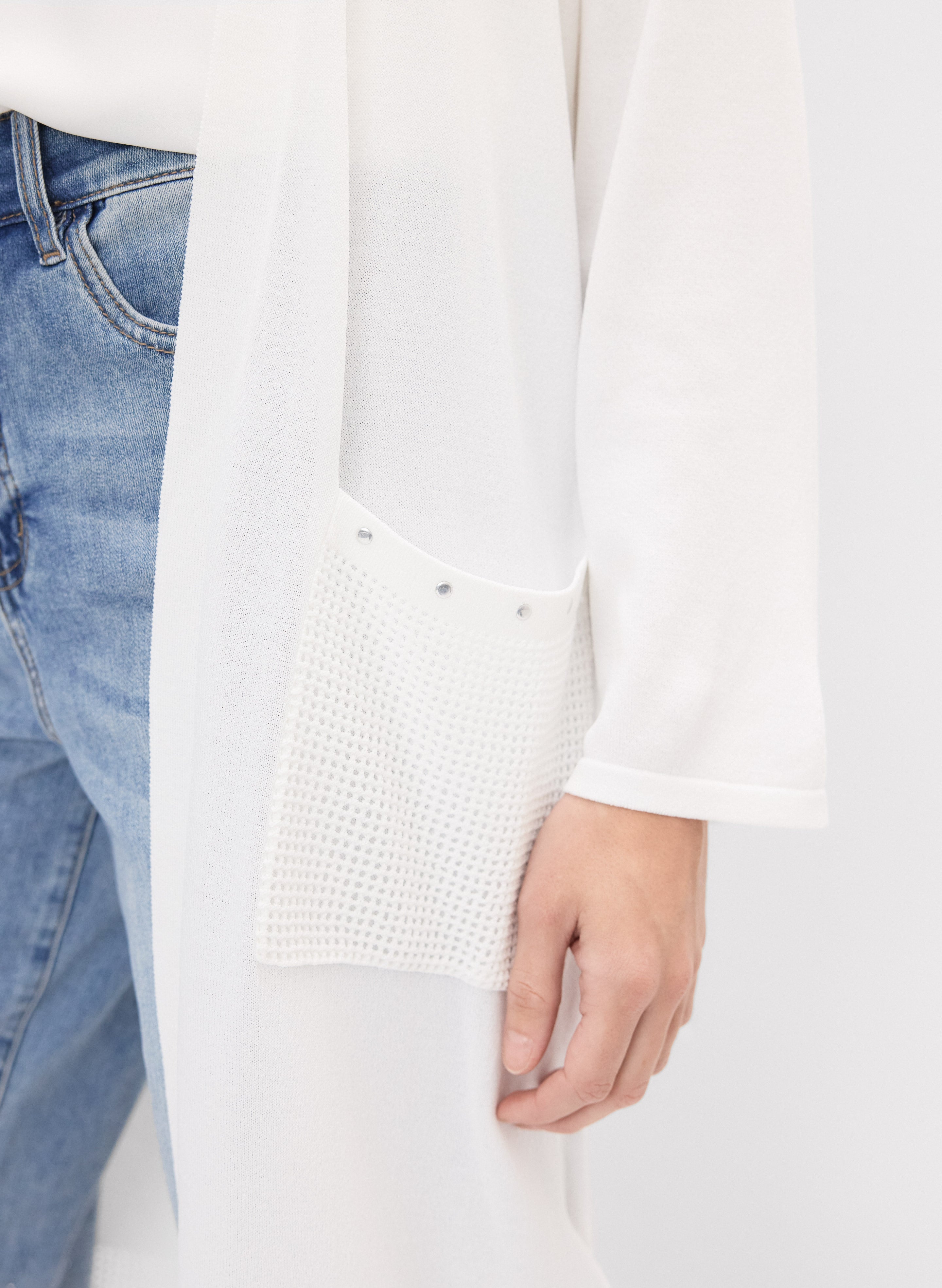 Joseph Ribkoff - Mesh Detail Cardigan