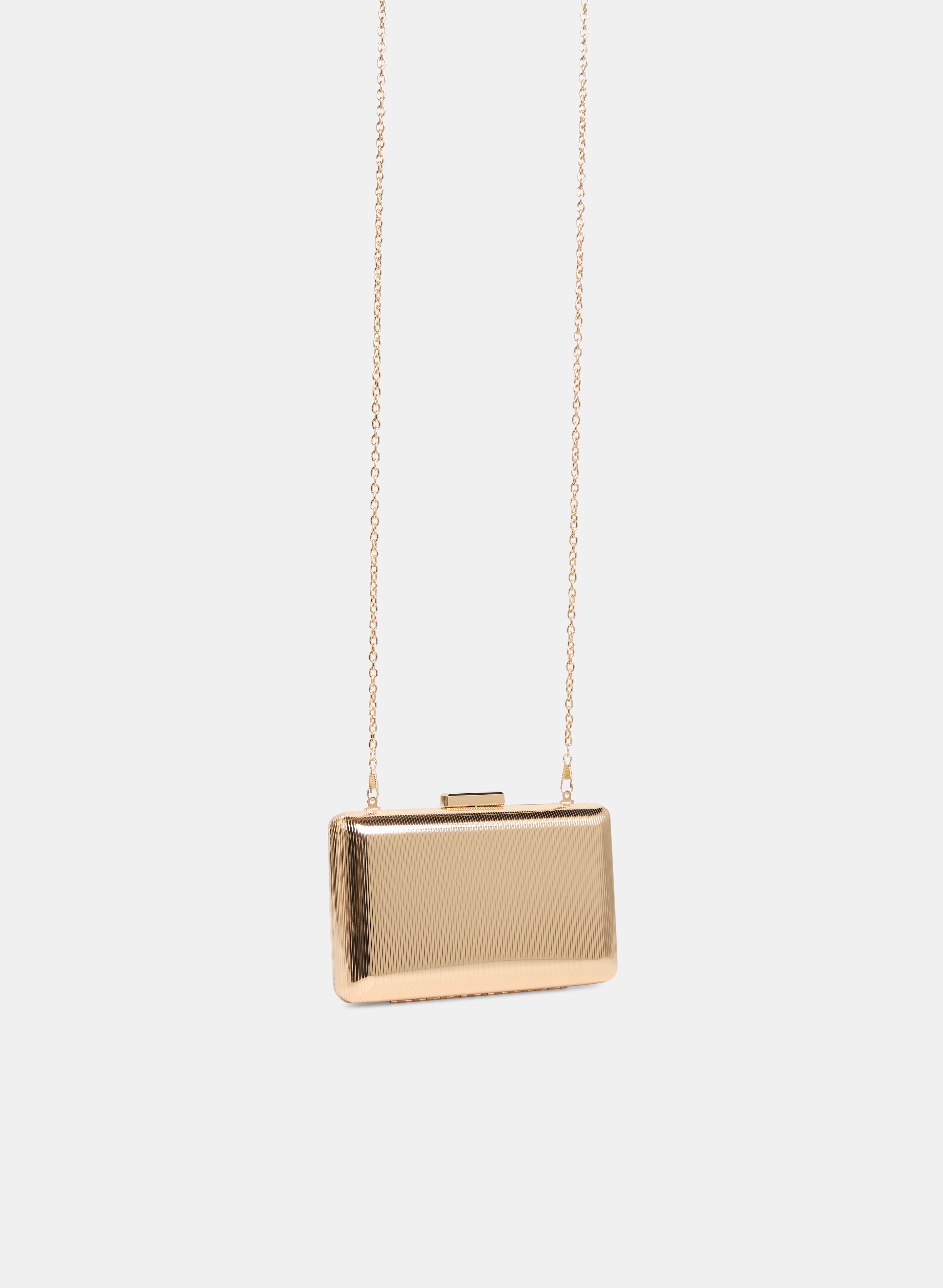 Gold box purse on sale