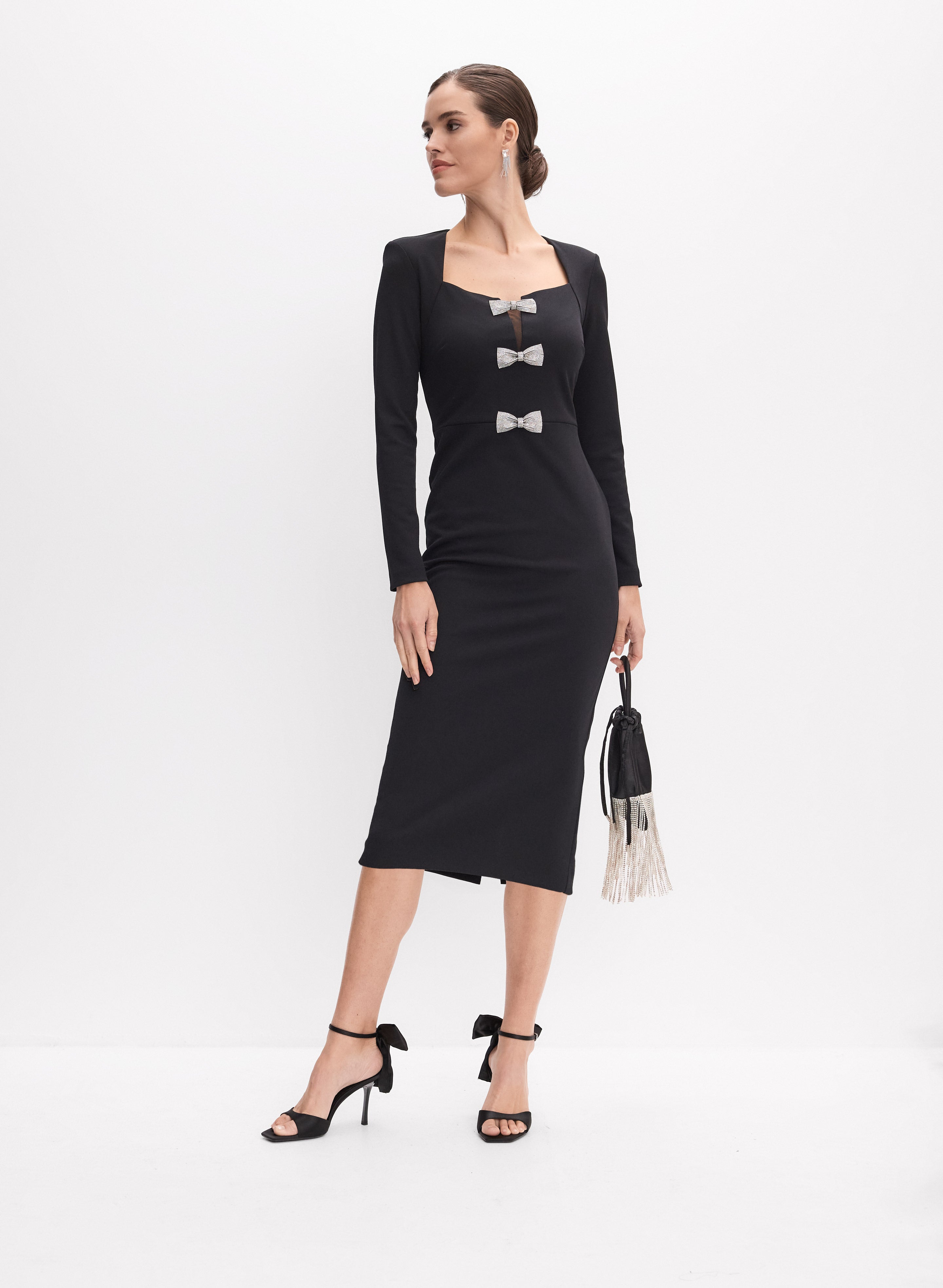 Joseph Ribkoff - Bow Detail Dress Joseph Ribkoff - Bow Detail Dress