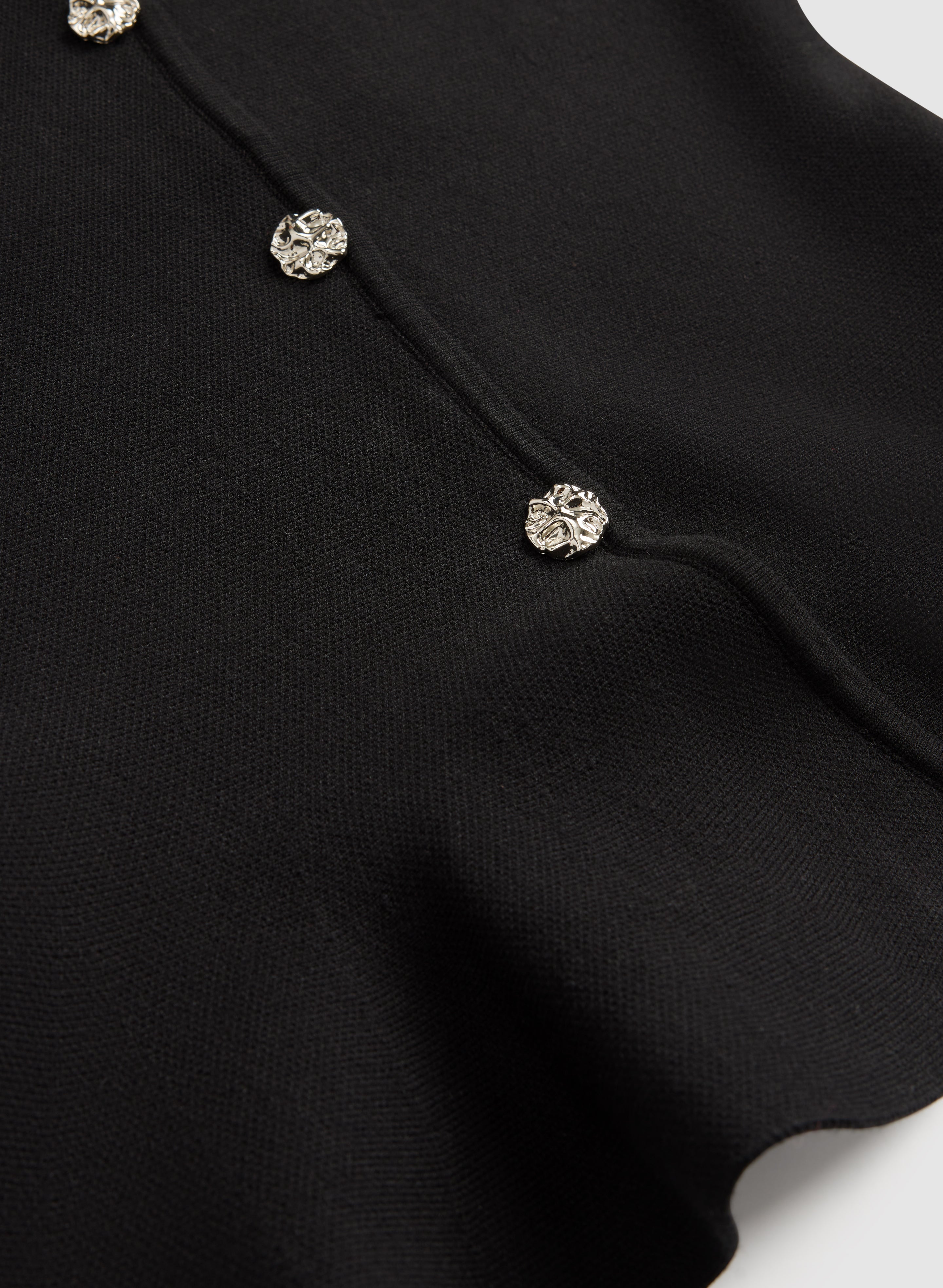 Knit Peplum Cardigan