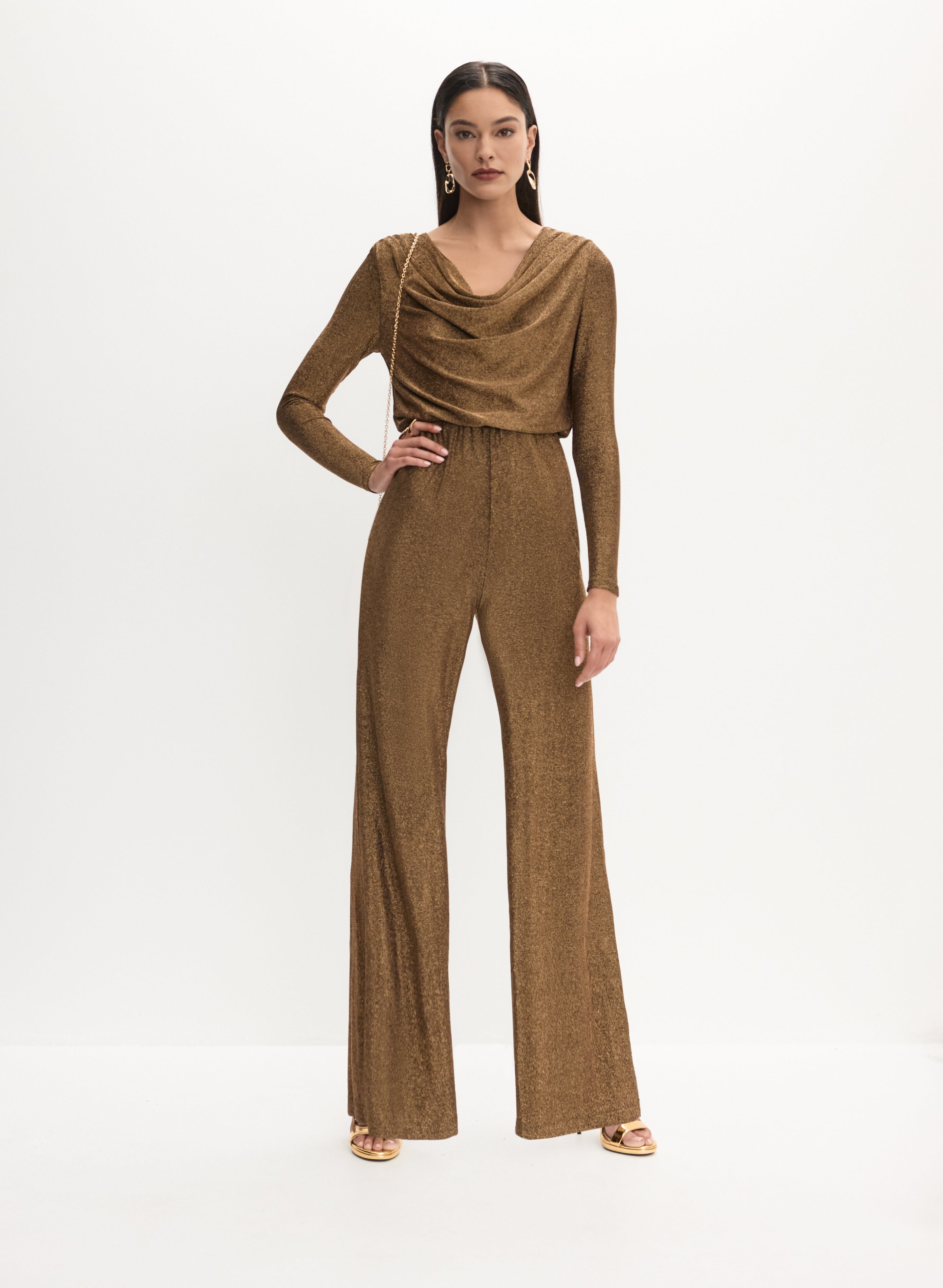 Bronze fashion jumpsuit