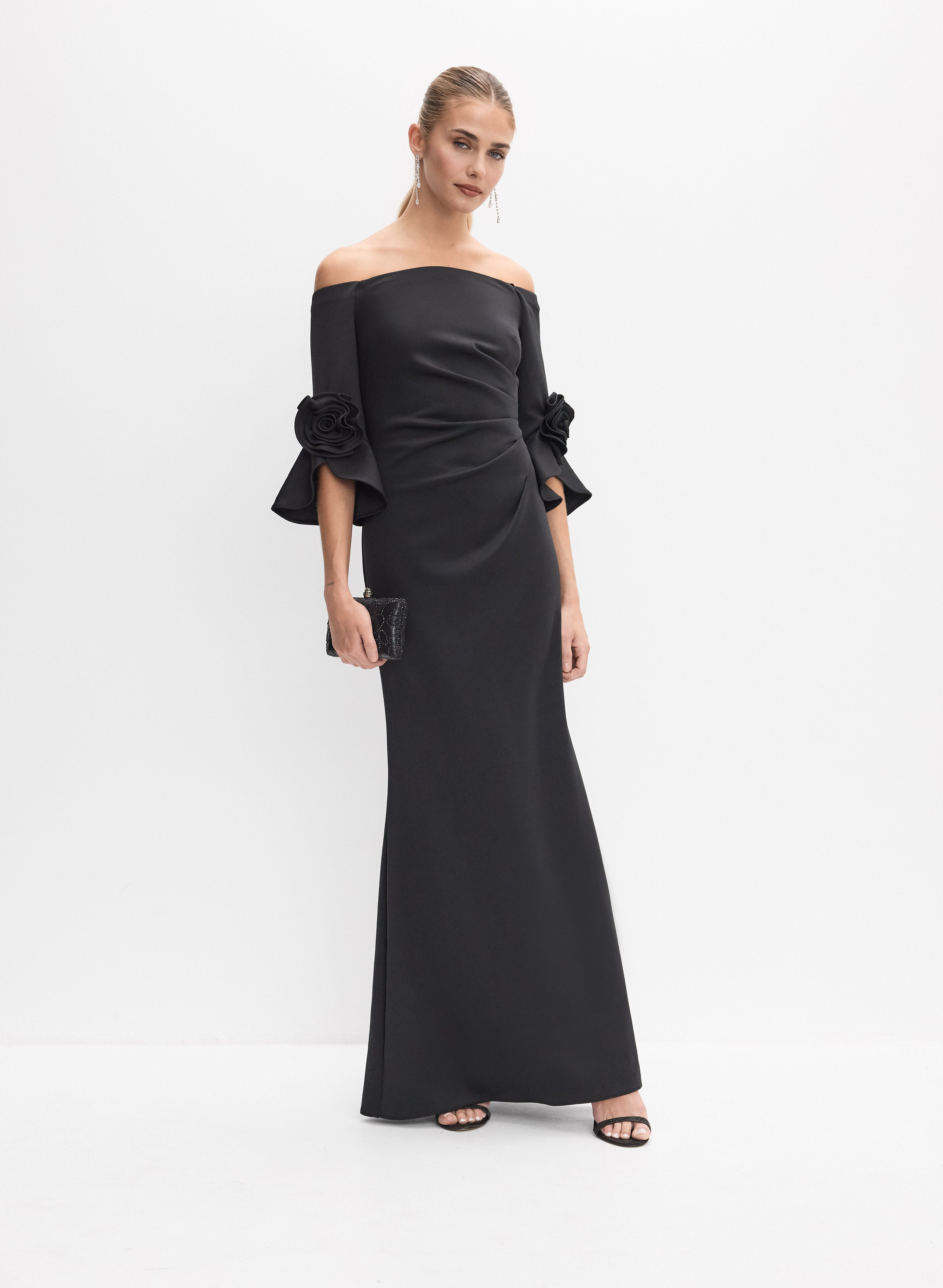 sleeveless black dresses Mismatched Bridesmaid Dresses