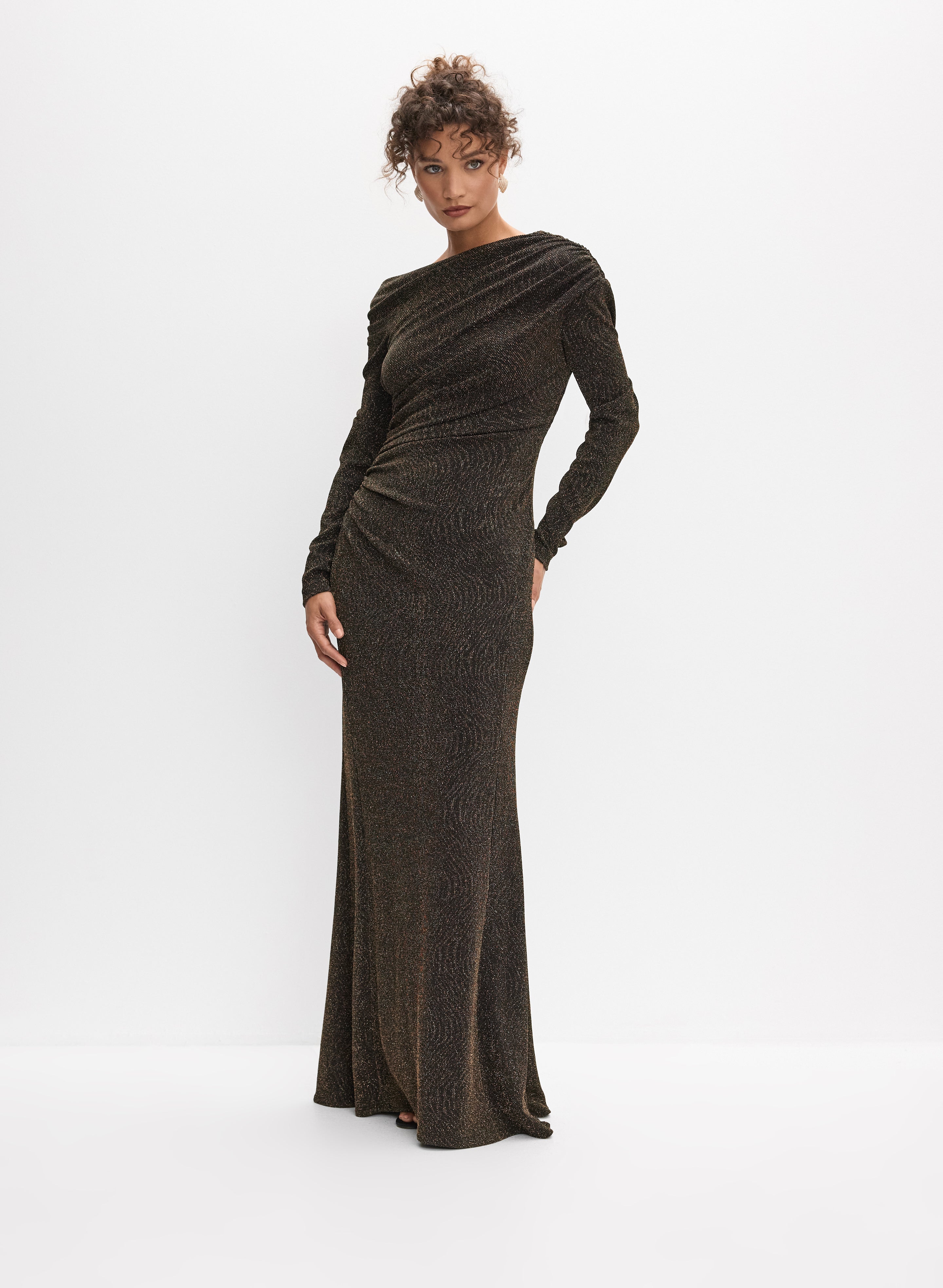 chocolate brown knit dress Bambi Knit Dress Chocolate / S