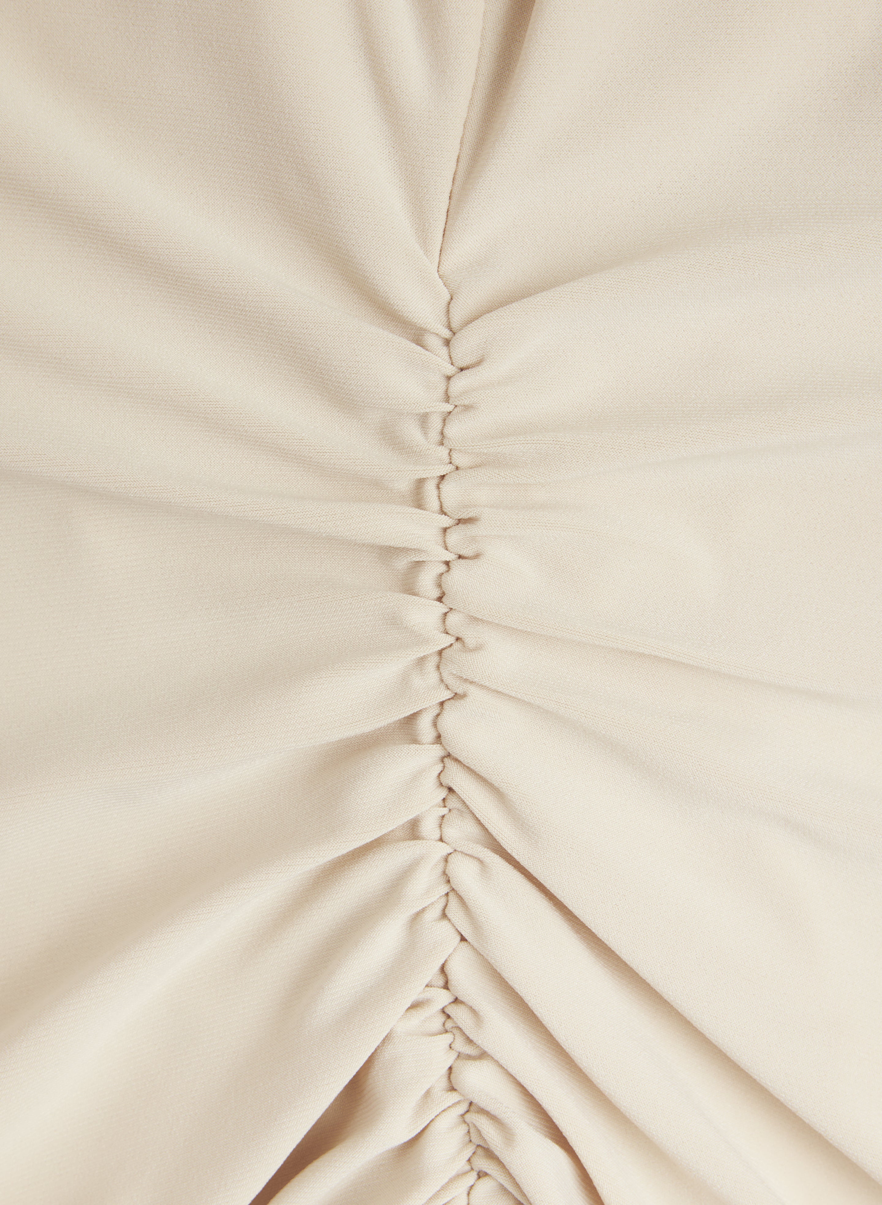Ruched Extended Shoulder Top