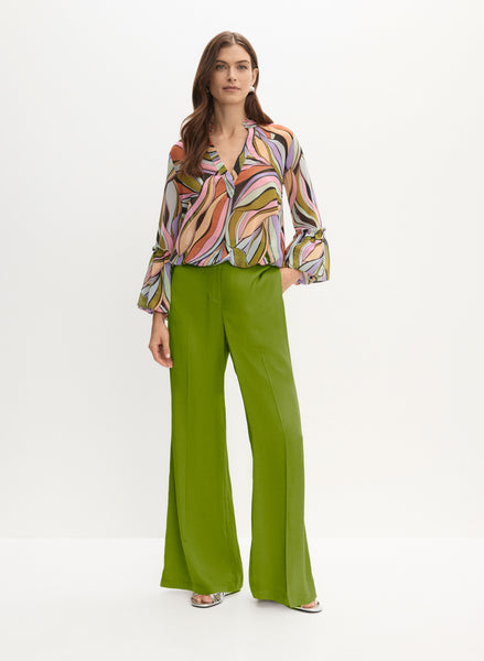 美品 L'Appartement Leaf Print Pants L'Appartement 〉LEAF PRINT PANTS/36サイズ - メルカリ