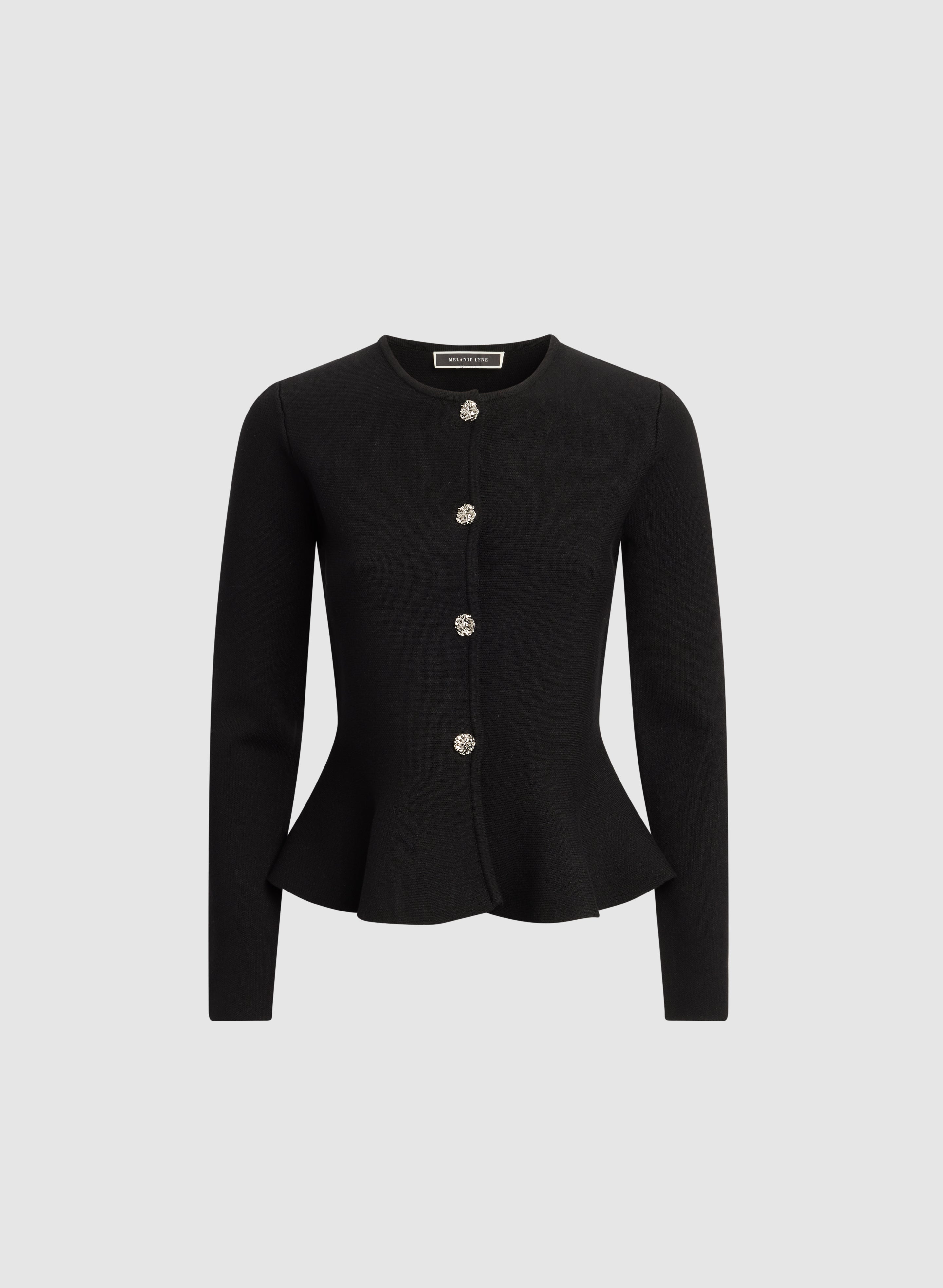 Knit Peplum Cardigan
