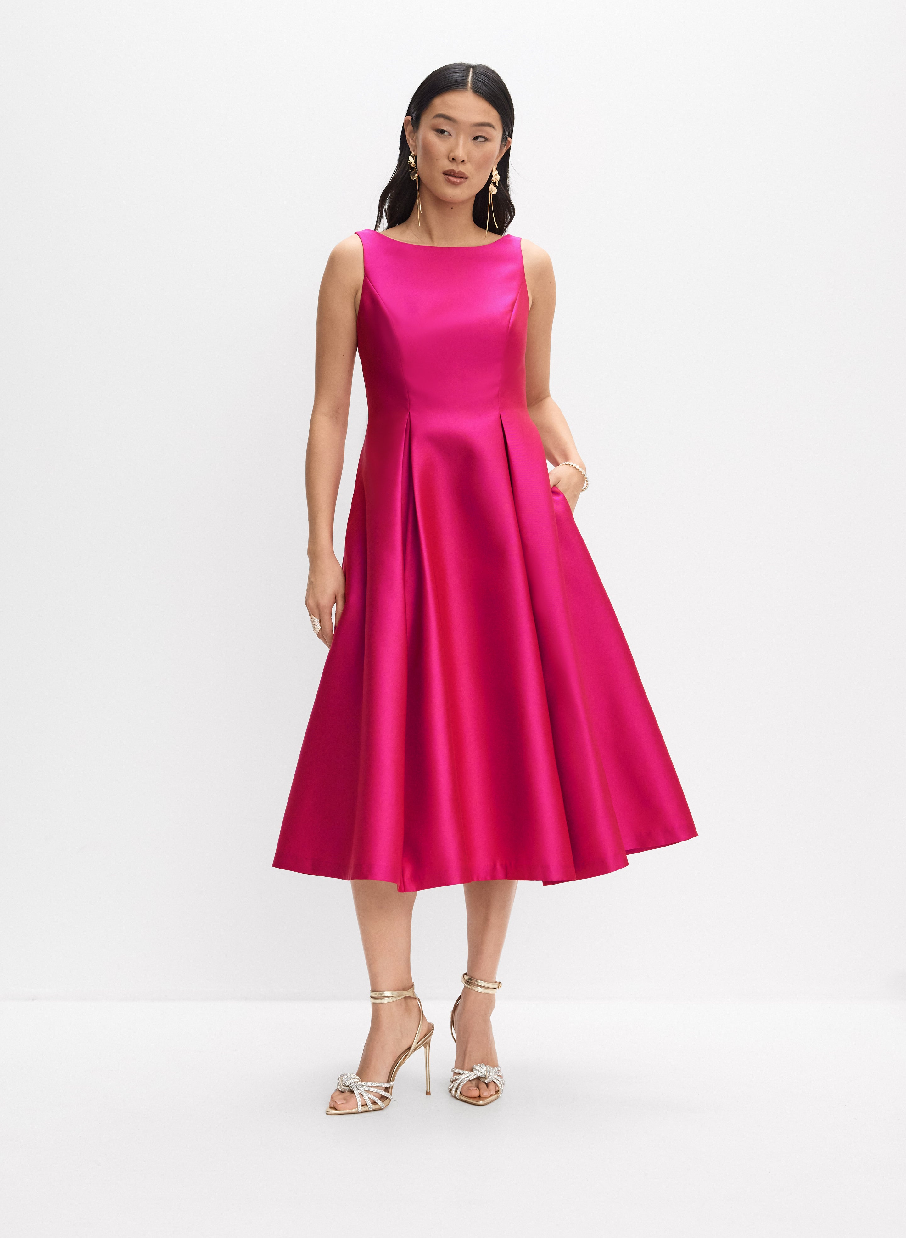 Adrianna Papell - Mikado Fit & Flare Dress Adrianna Papell - Mikado Fit & Flare Dress