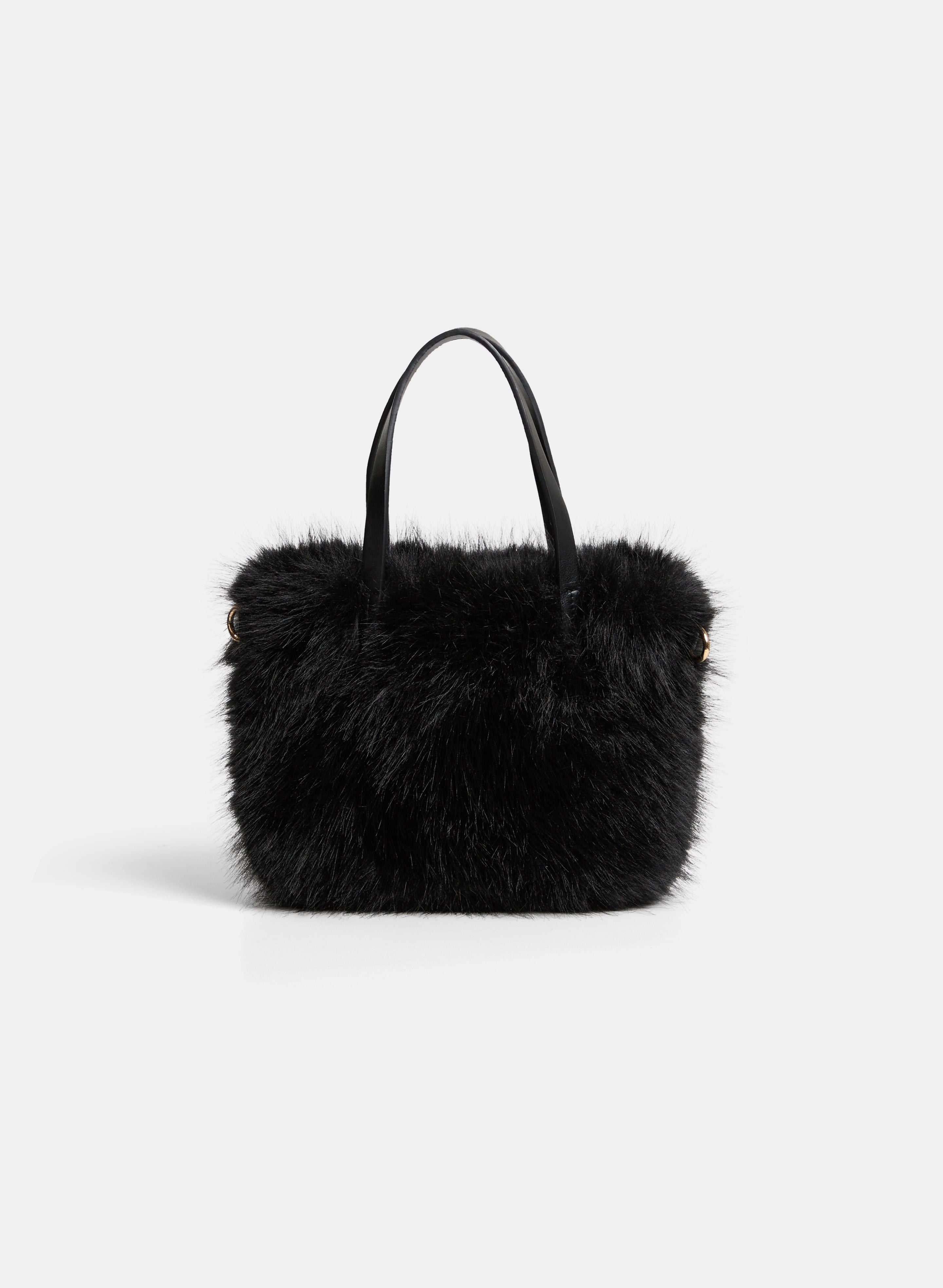 Faux Fur Crossbody Bag