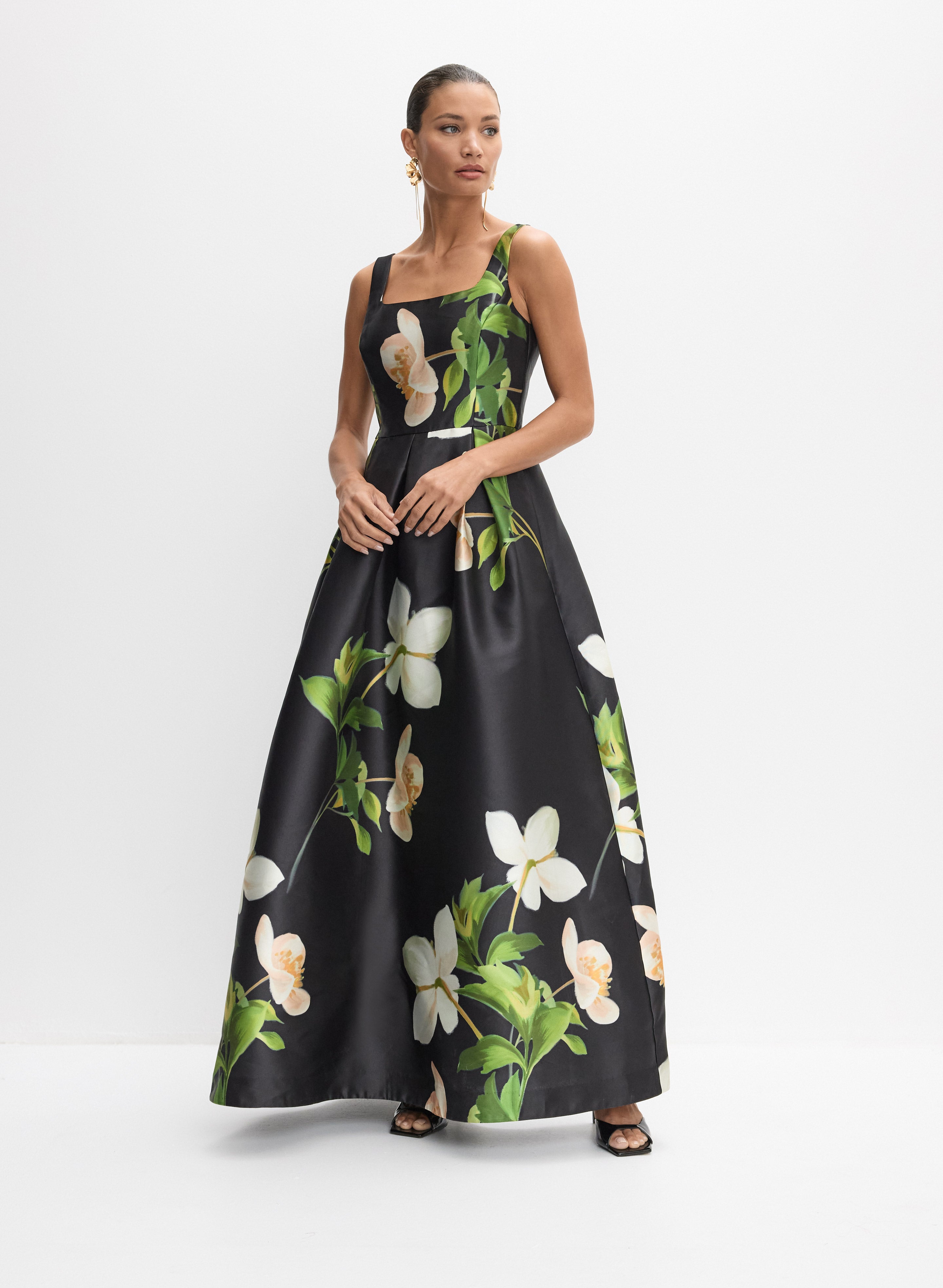 melanie lyne formal dresses Floral Mikado Gown promo-30-off-members-2024