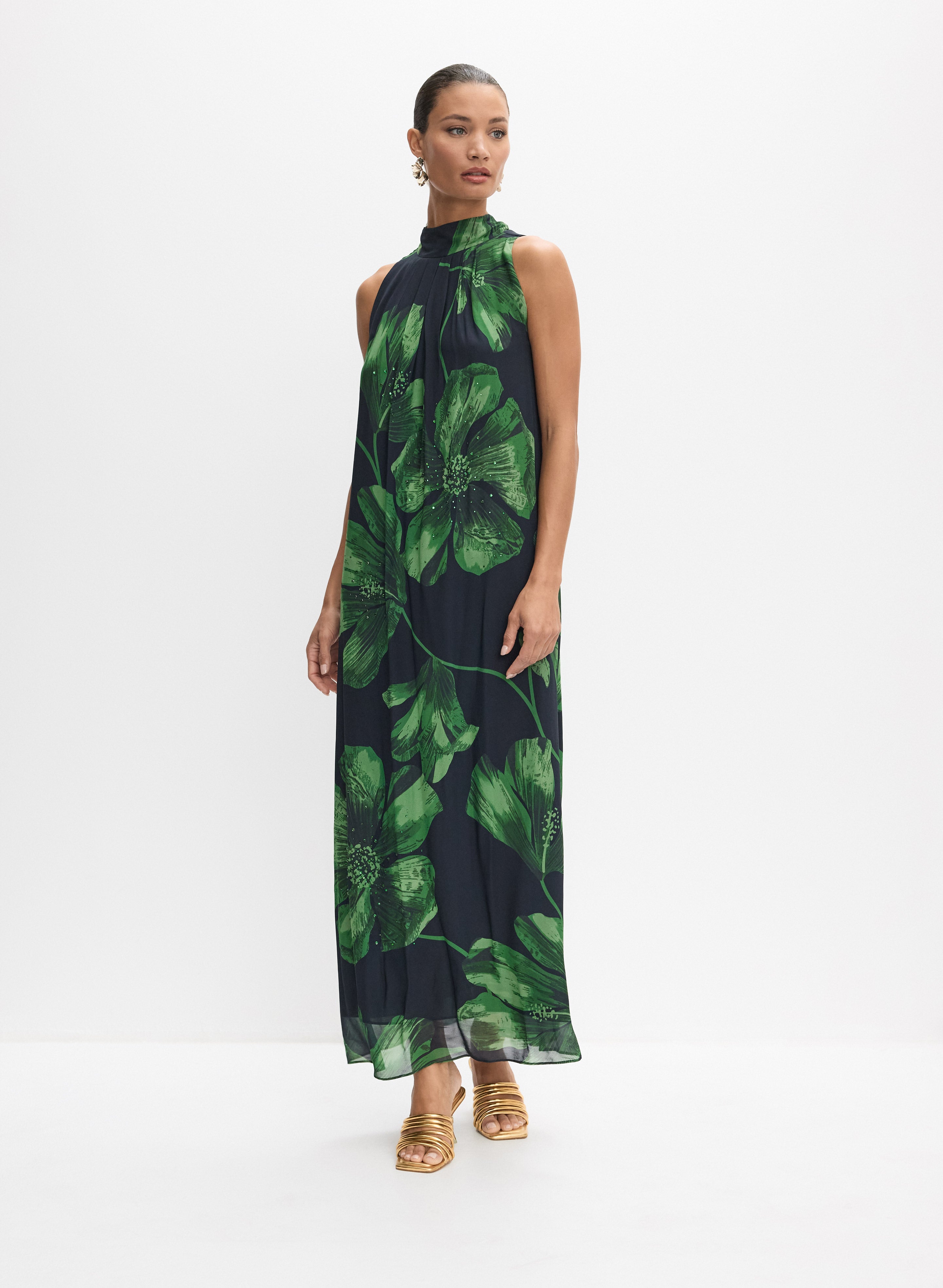 Floral Chiffon Dress