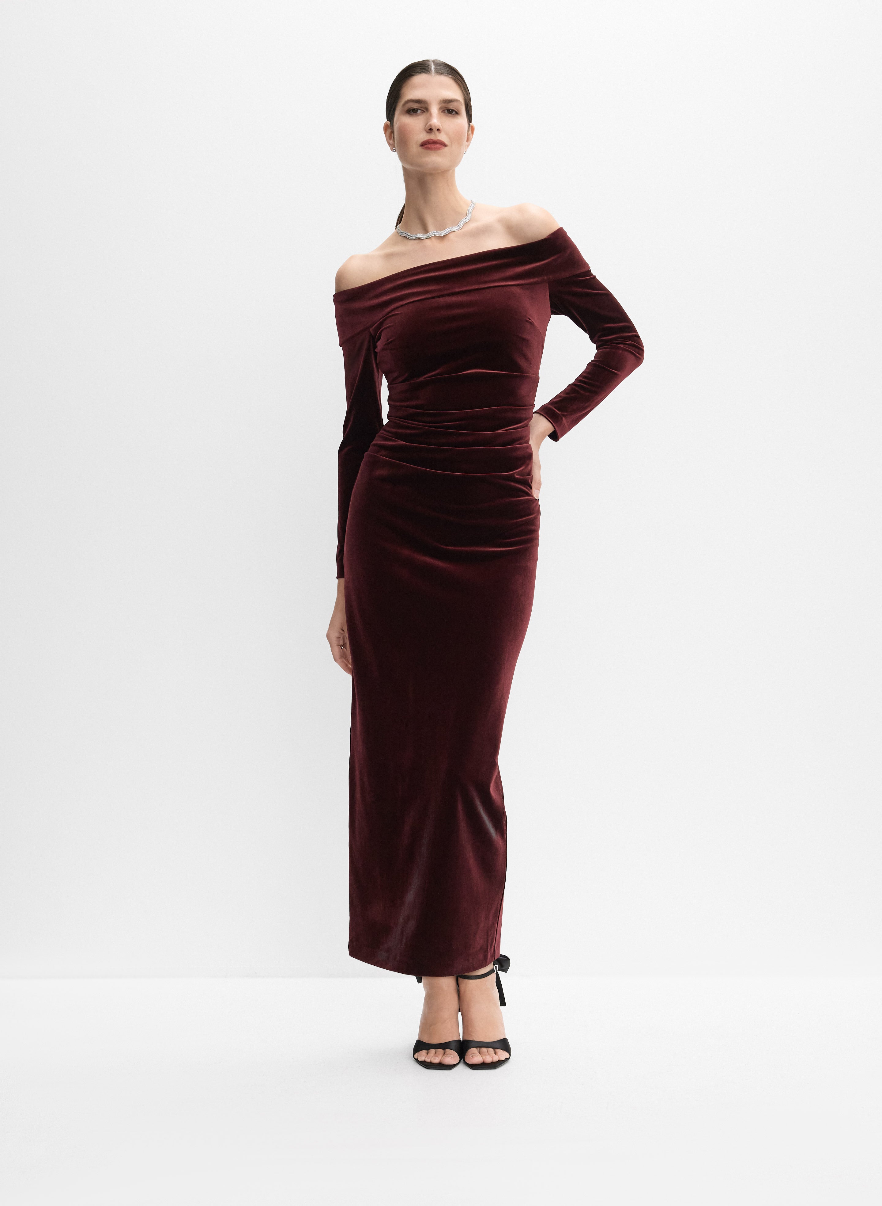 Velvet Midi Dress