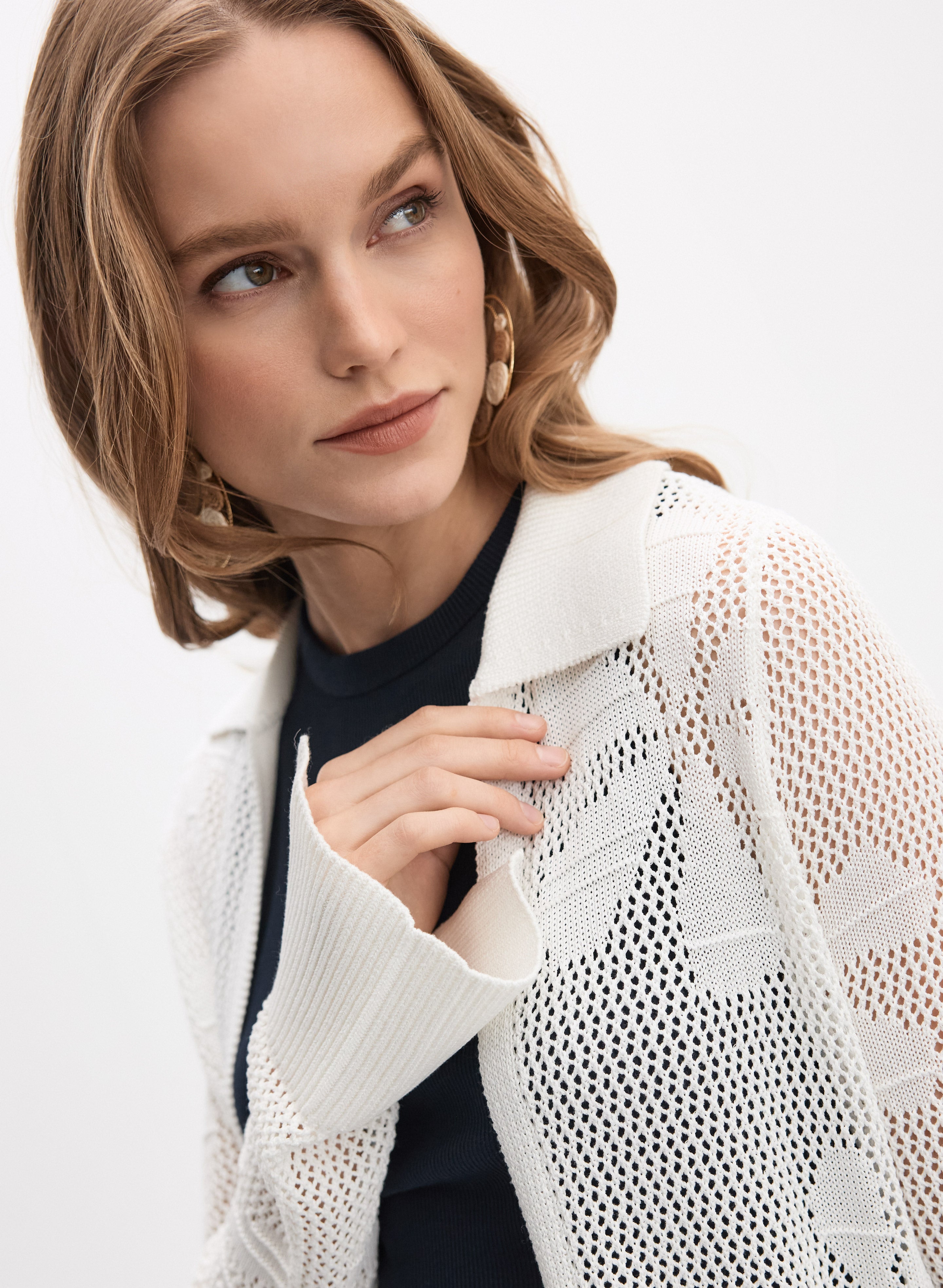 Floral Knit Cardigan