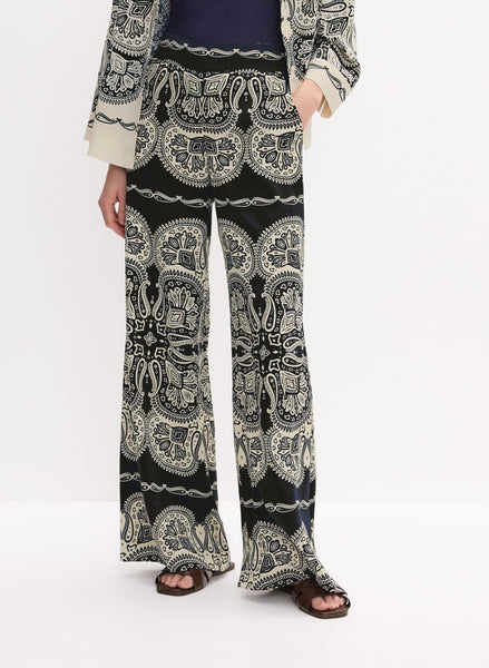 パンツ EXAMPLE PAISLEY PATTERN NYLON PANTS f3ea8650442ca7c79d44493e37a54f