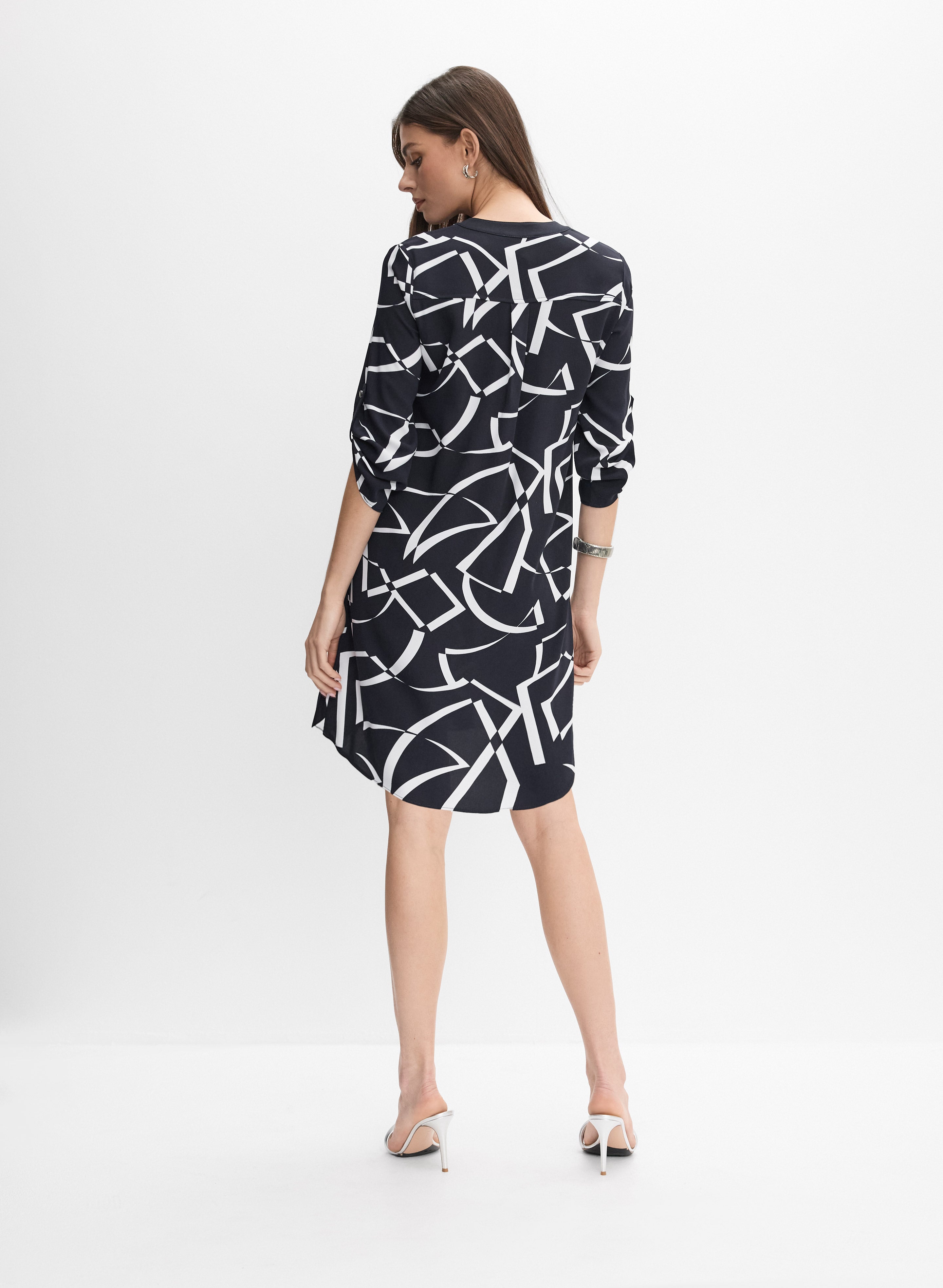 Joseph Ribkoff - Geometric Print Dress