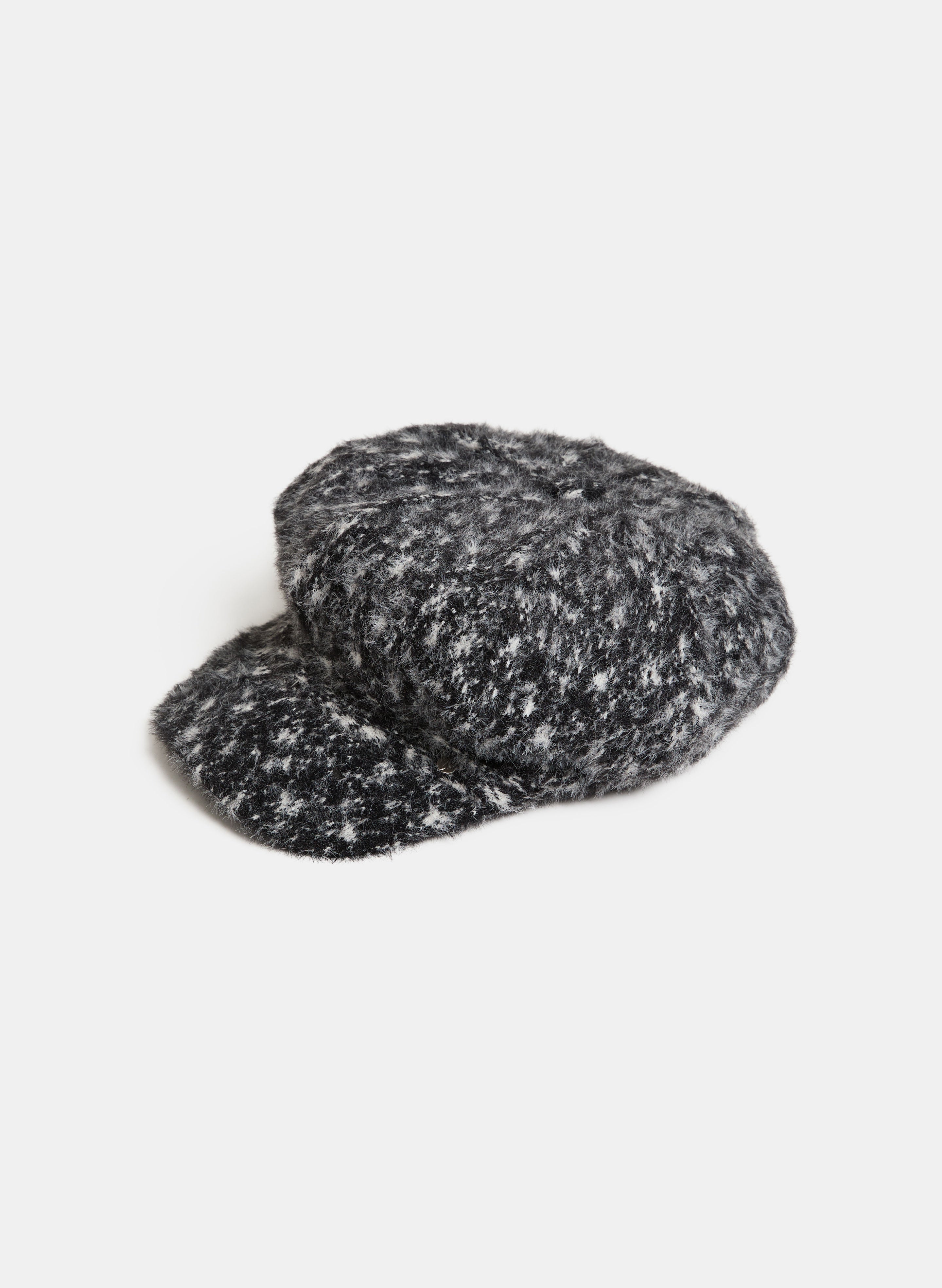 Marled Knit Newsboy Cap display picture 3