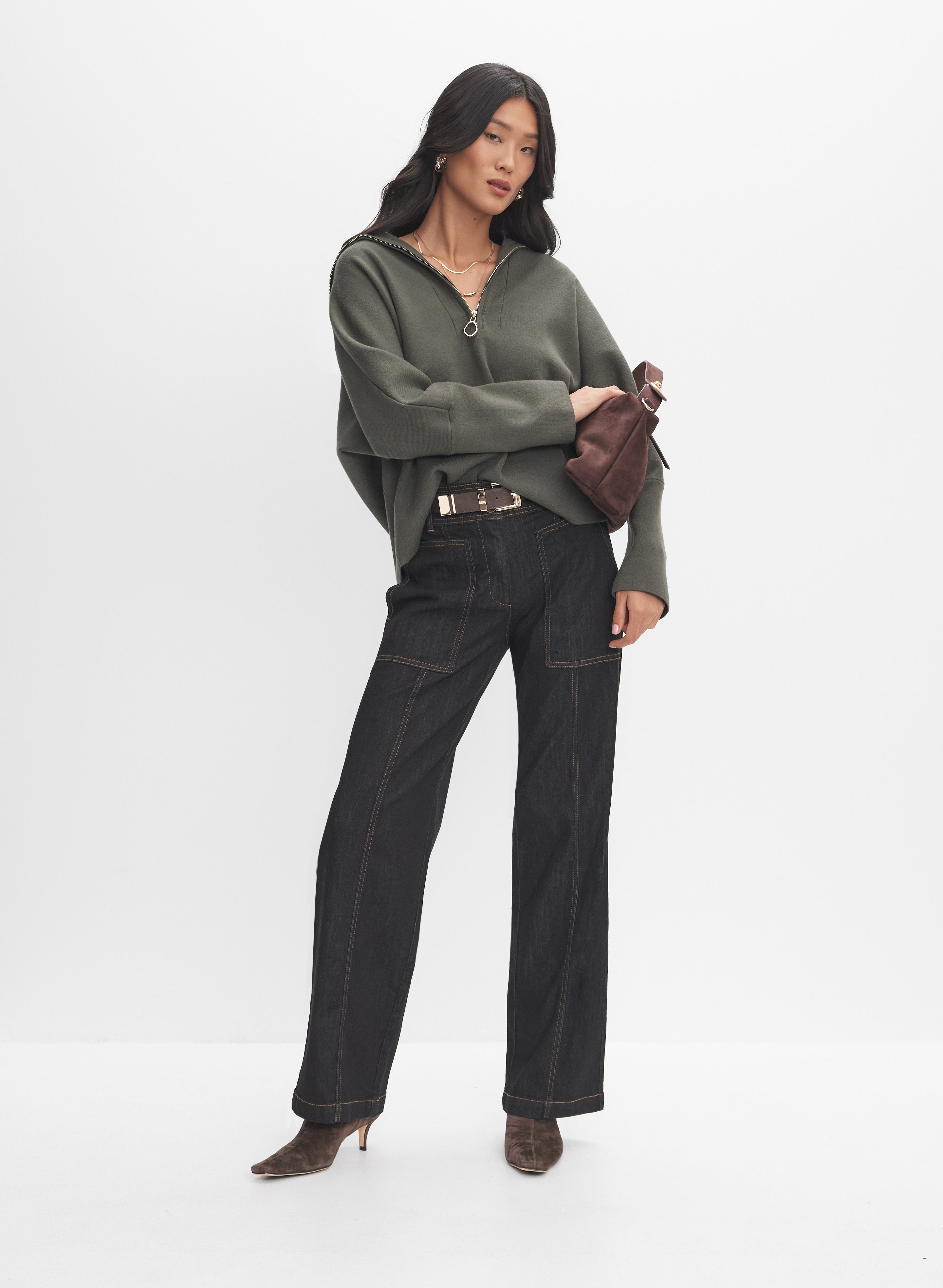 Joseph Ribkoff - Half-Zip Pullover