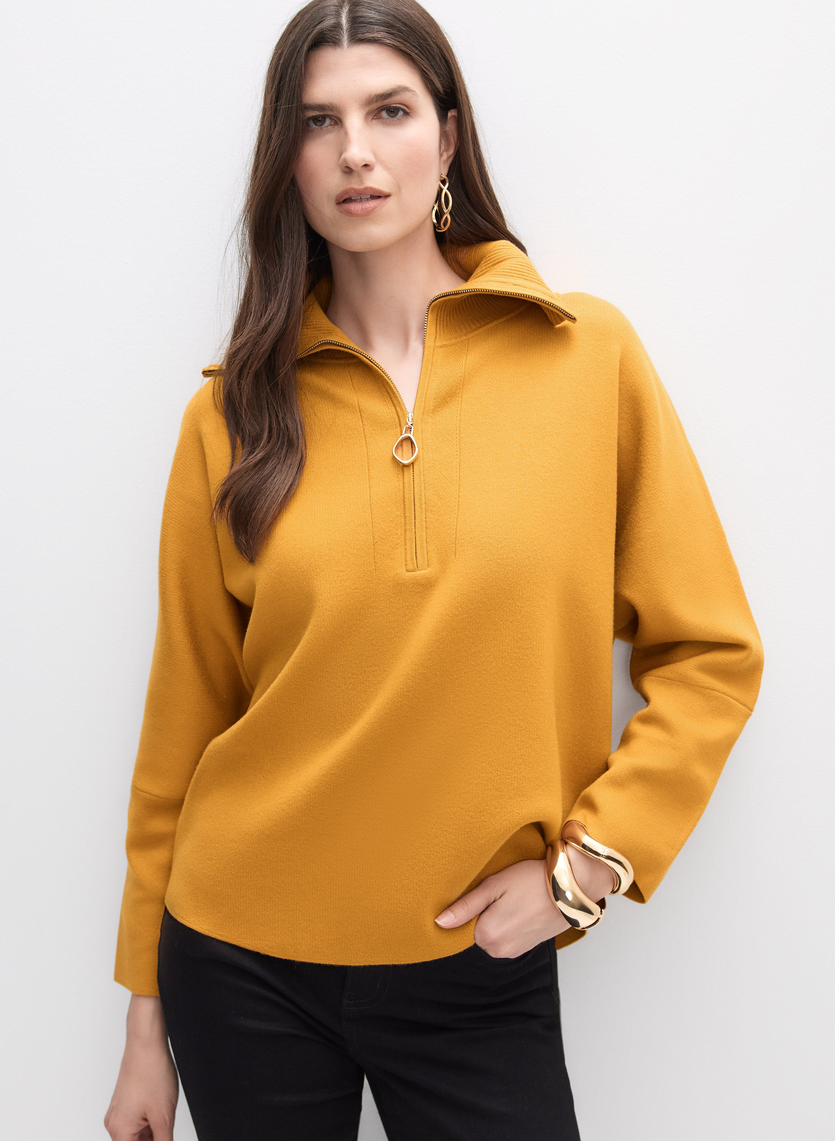 Joseph Ribkoff - Half-Zip Sweater