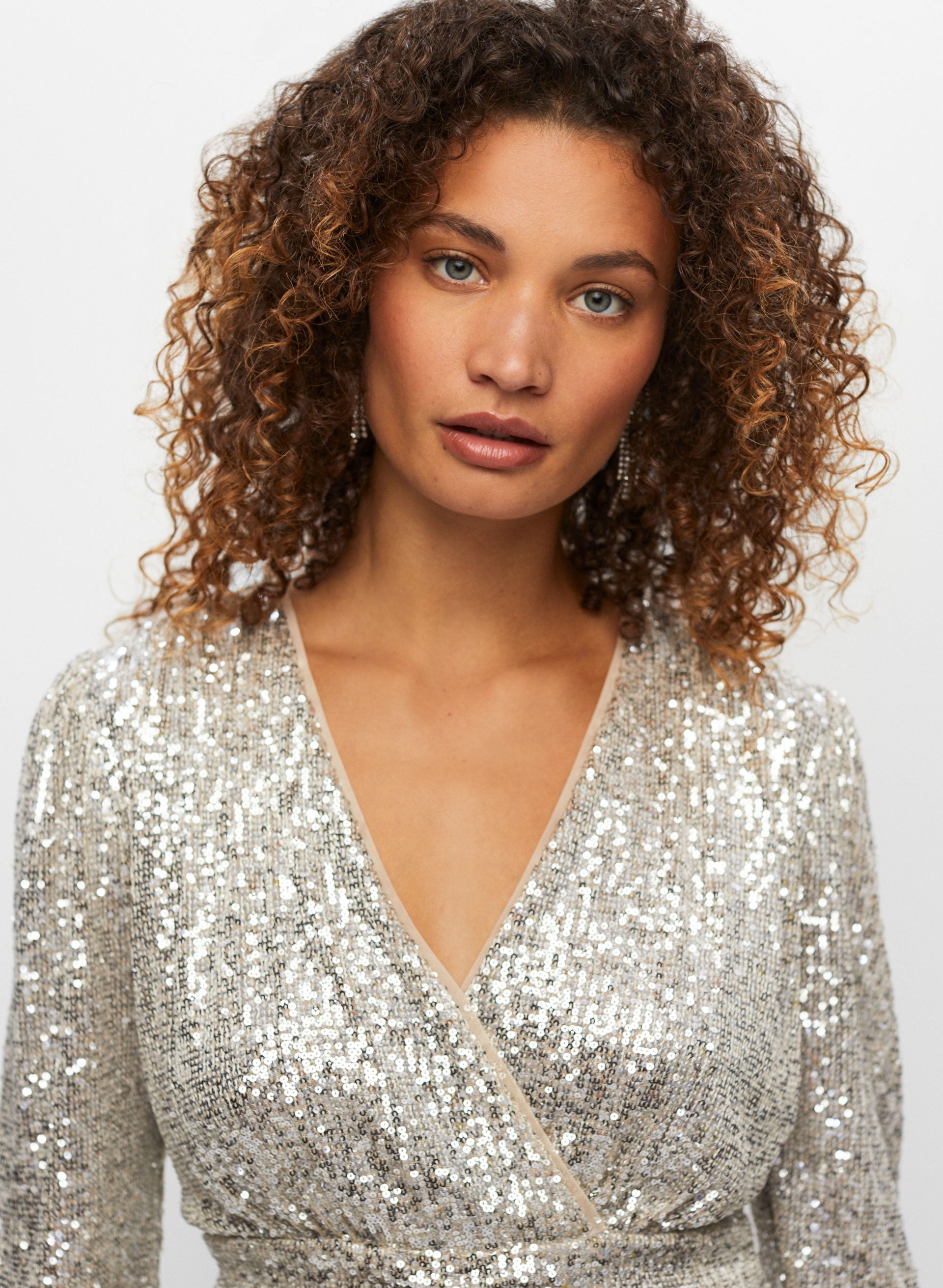 Sequin peplum hot sale