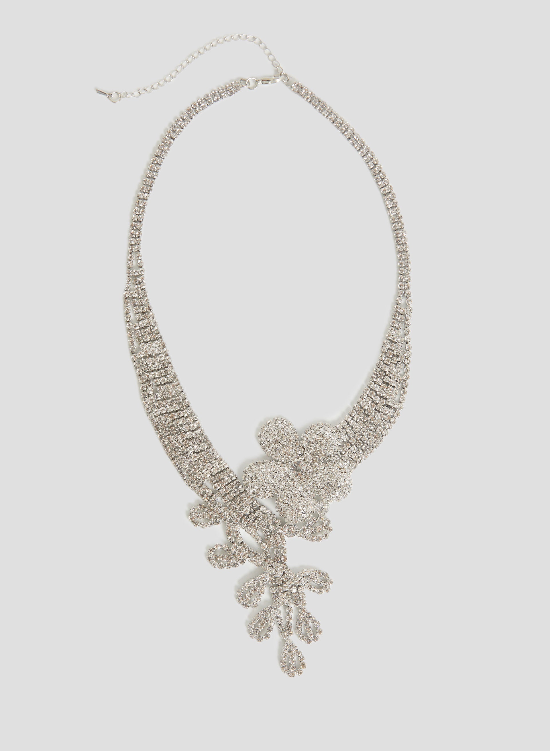 Crystal Flower Necklace