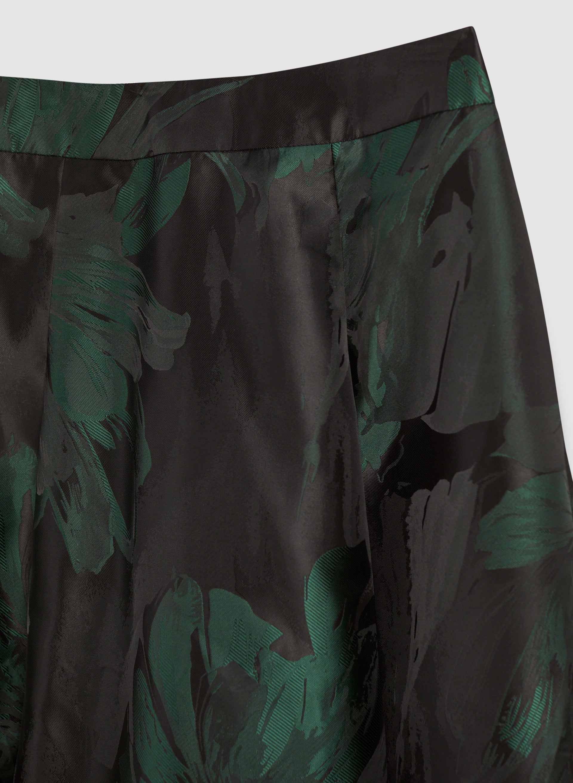 High low skirt green sales