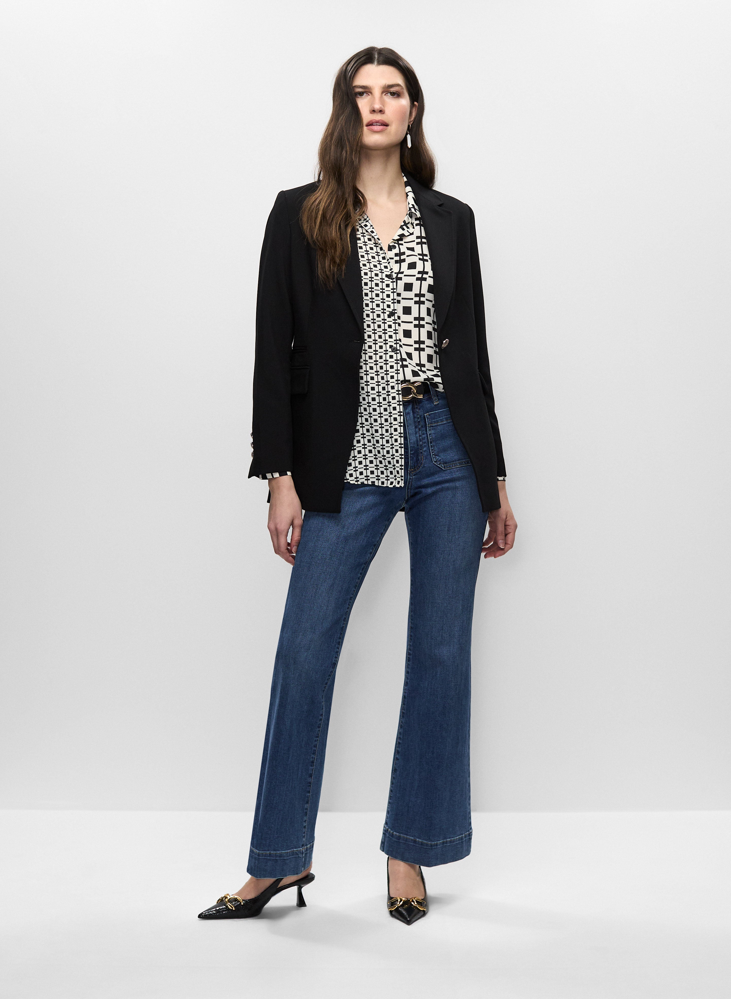 Flared blazer new arrivals