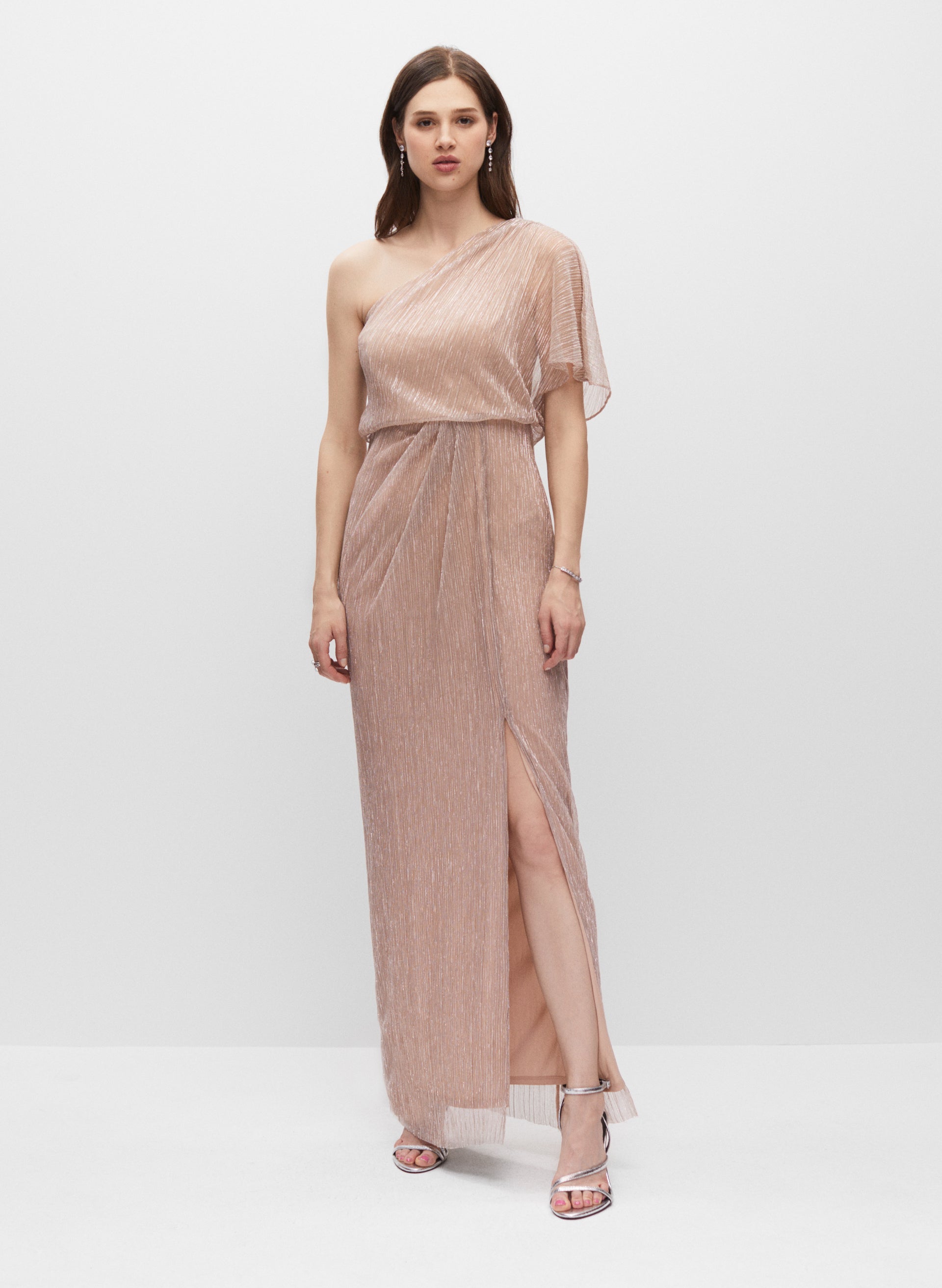 Adrianna Papell One Shoulder Gown