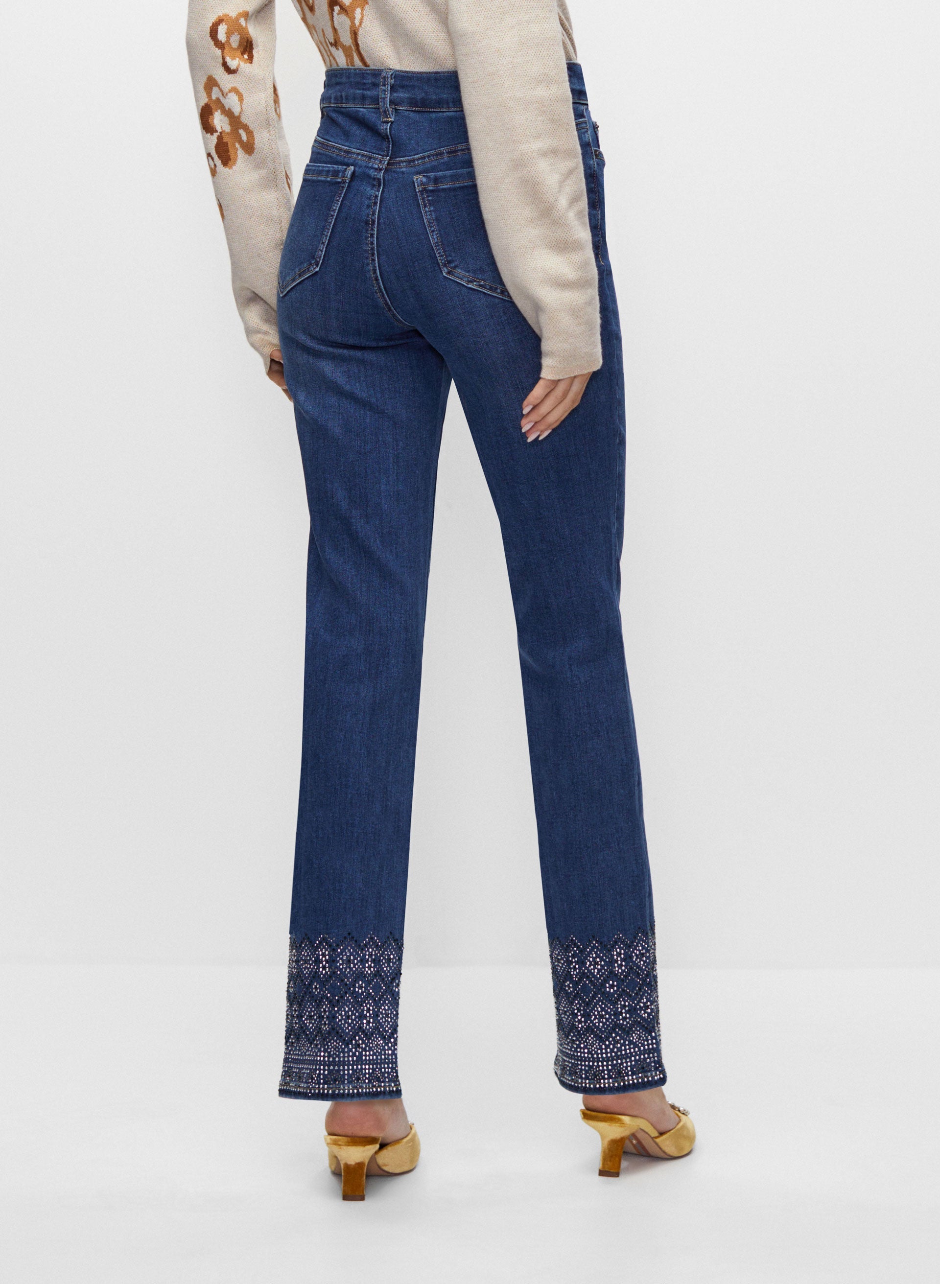 Topshop best sale embellished jeans