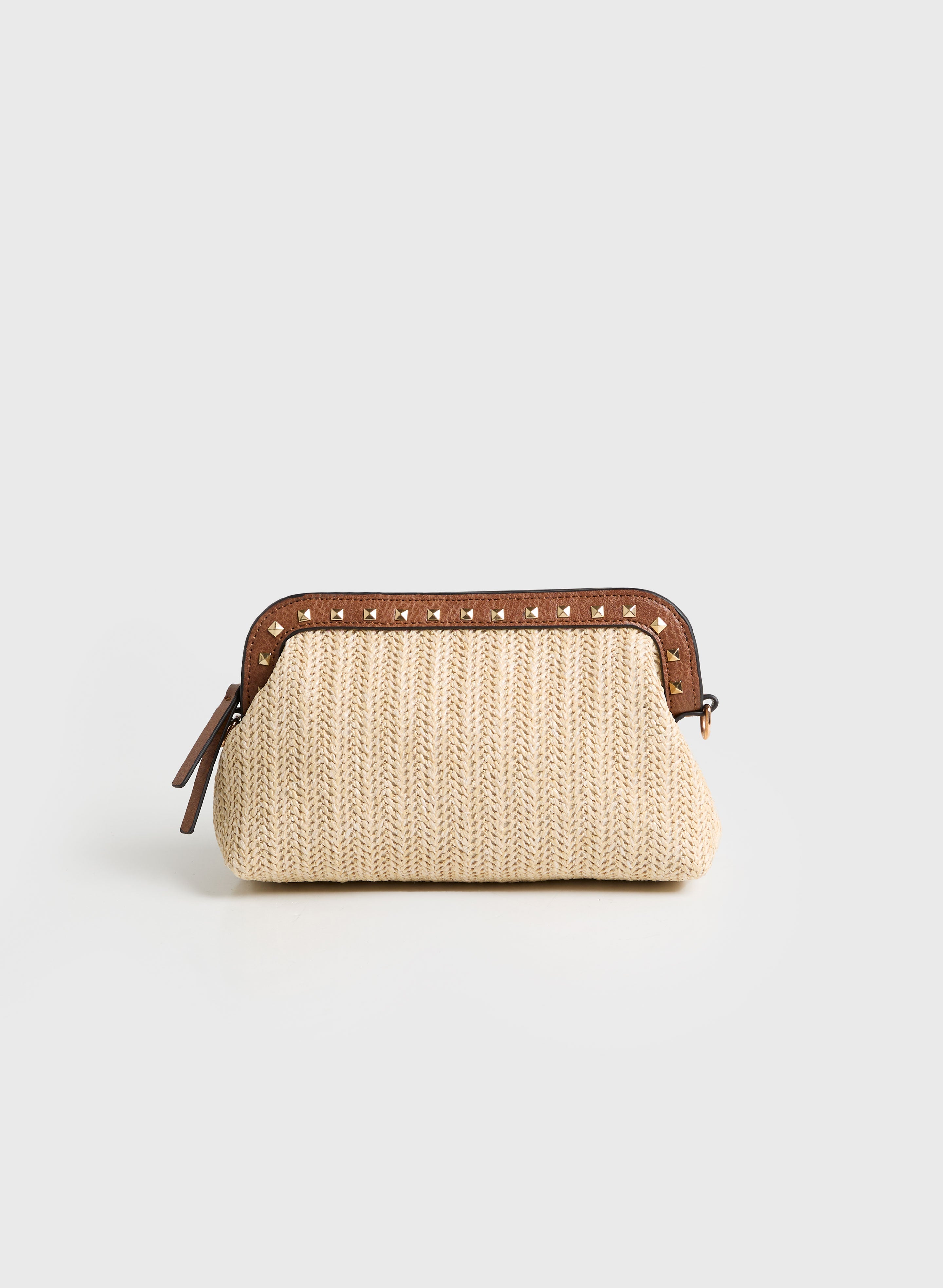 Purse with cross on front outlet