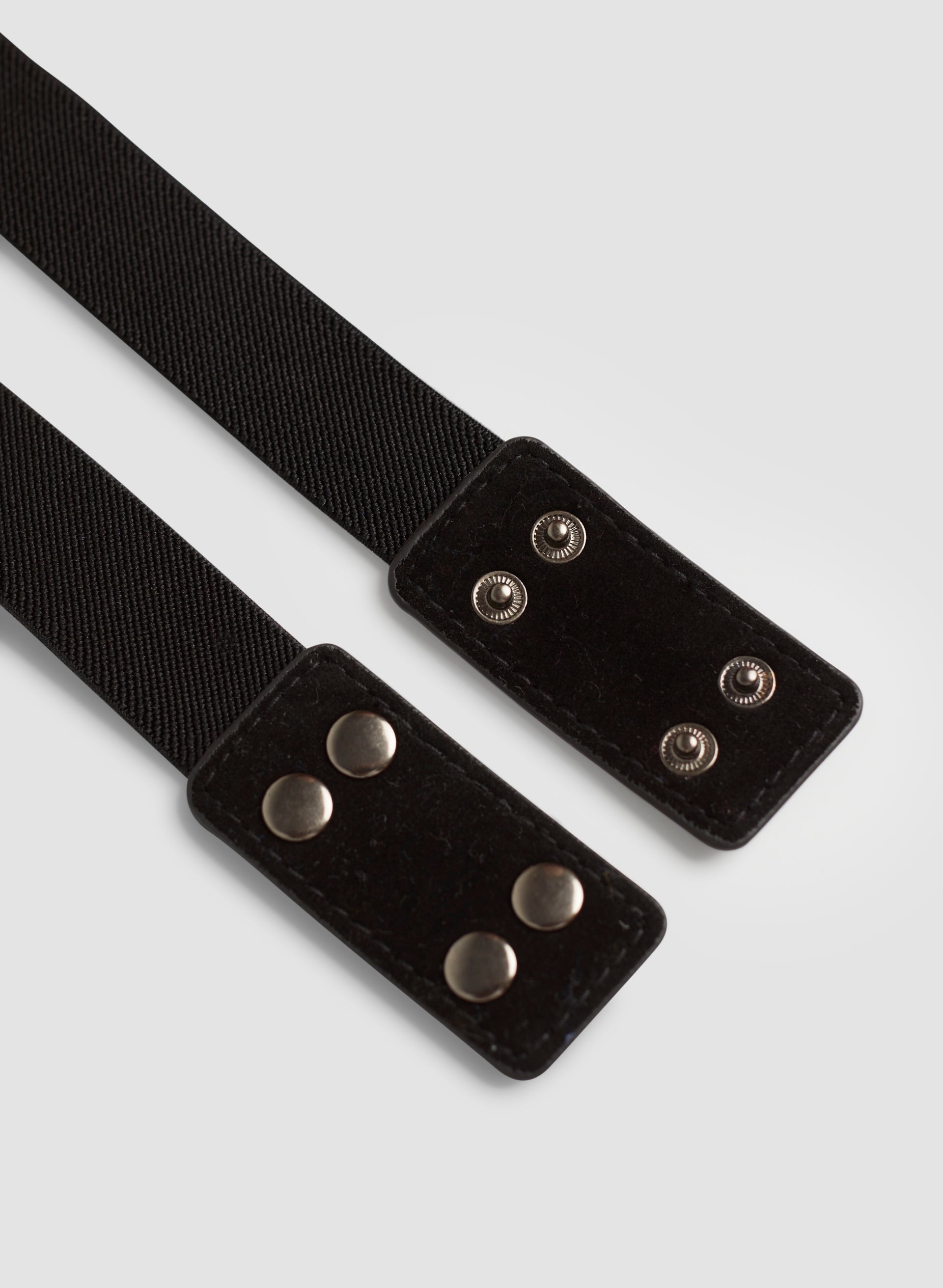 Faceted Stone Detail Belt