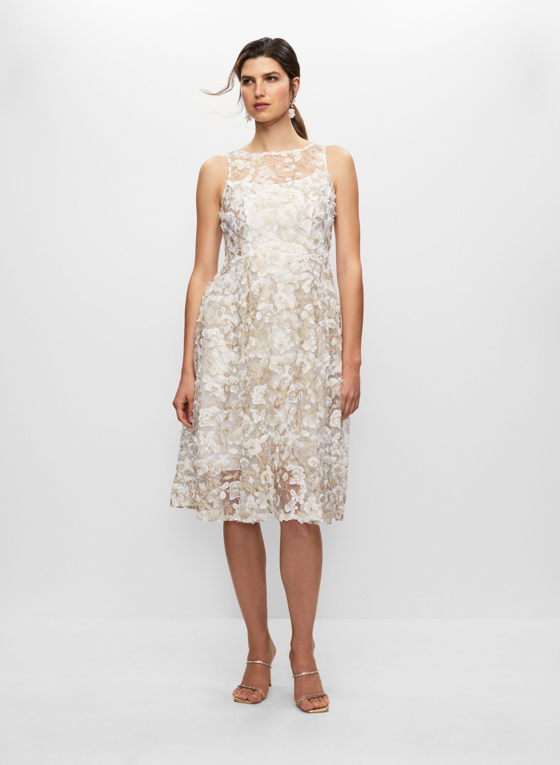 Adrianna Papell - Floral Lace Dress
