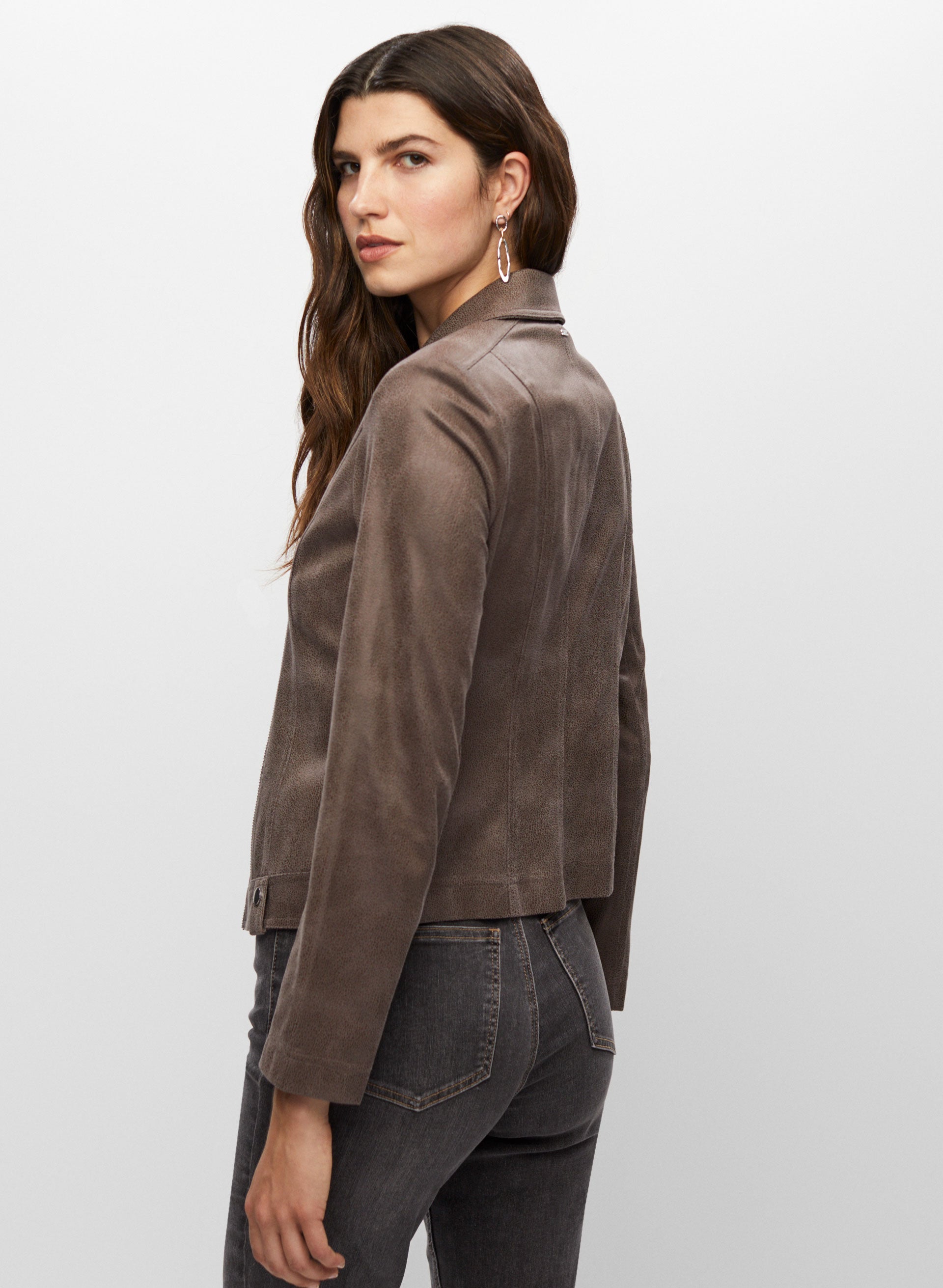 Pixley kendari faux suede jacket store