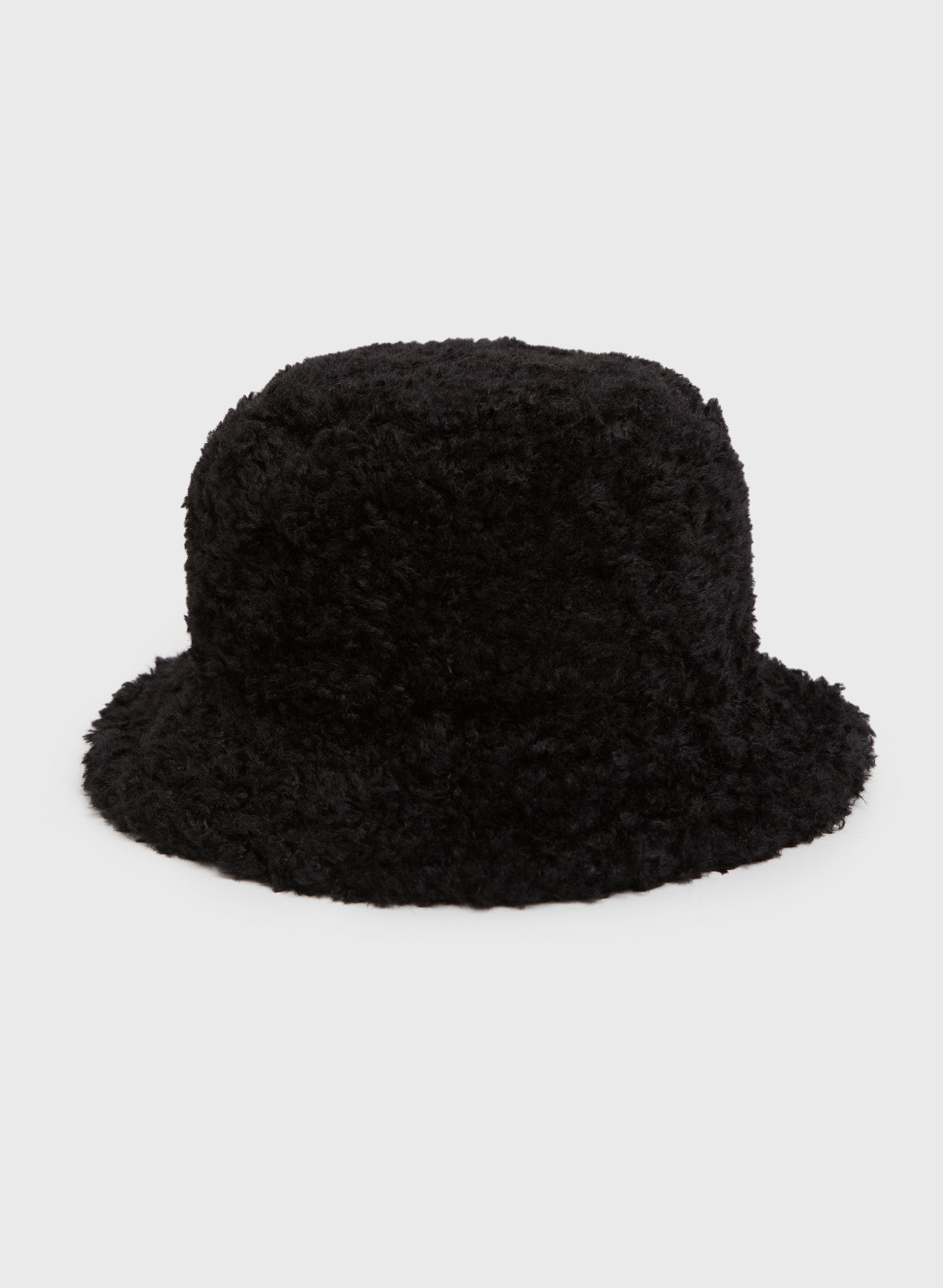 Faux Berber Fleece Bucket Hat