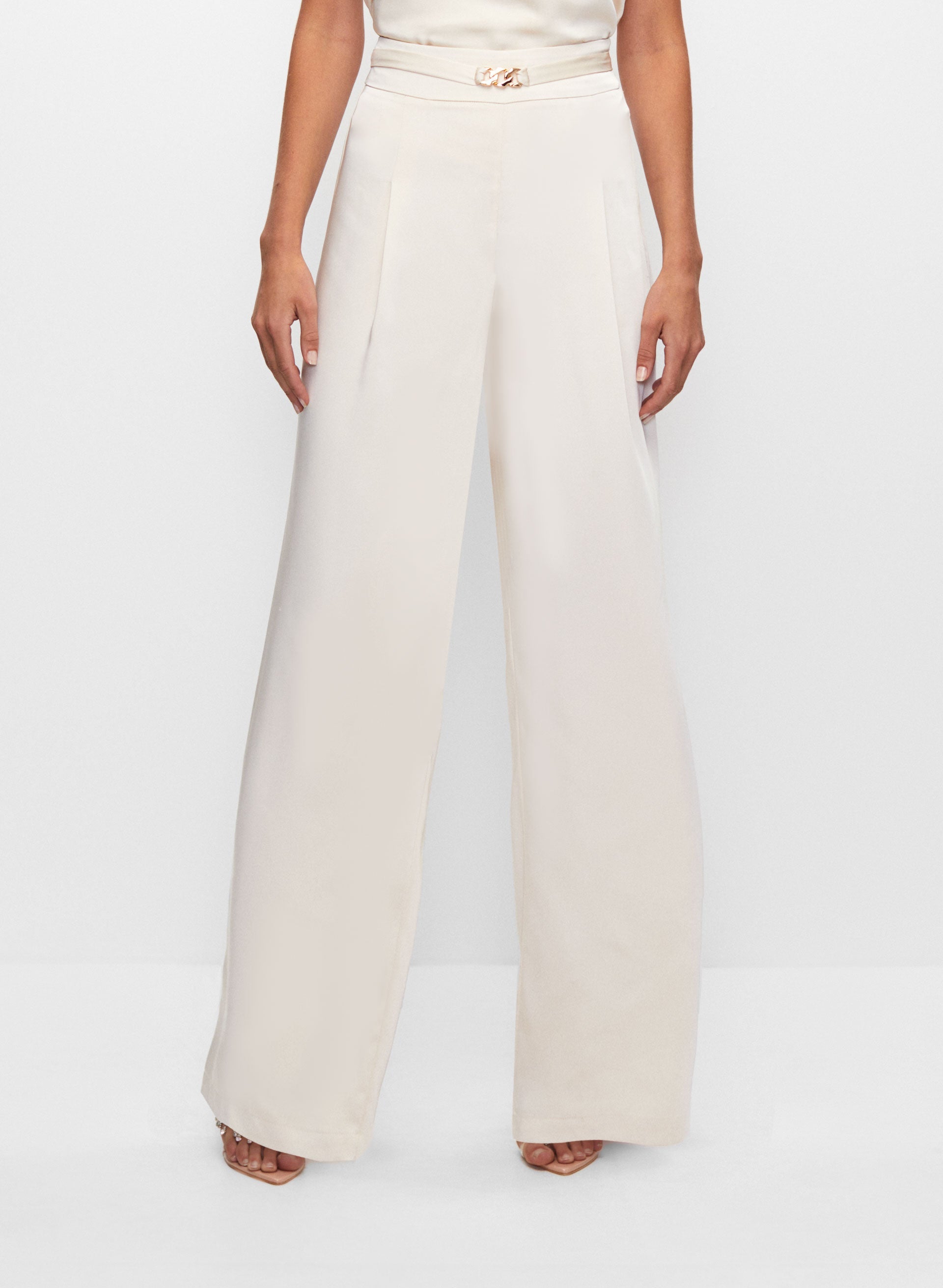 Wide Leg Belted Pant