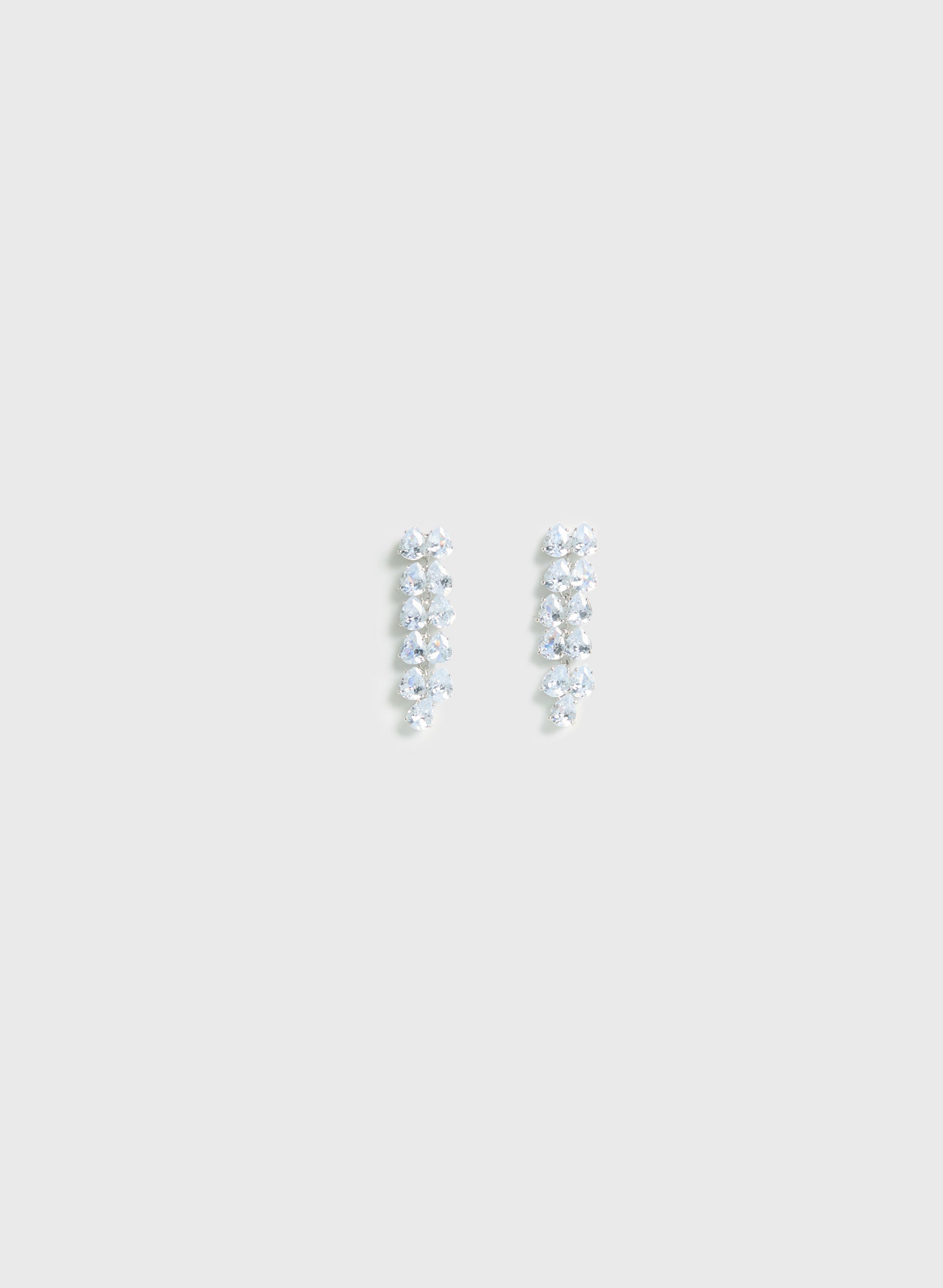 Sparkly Linear Dangle Earrings