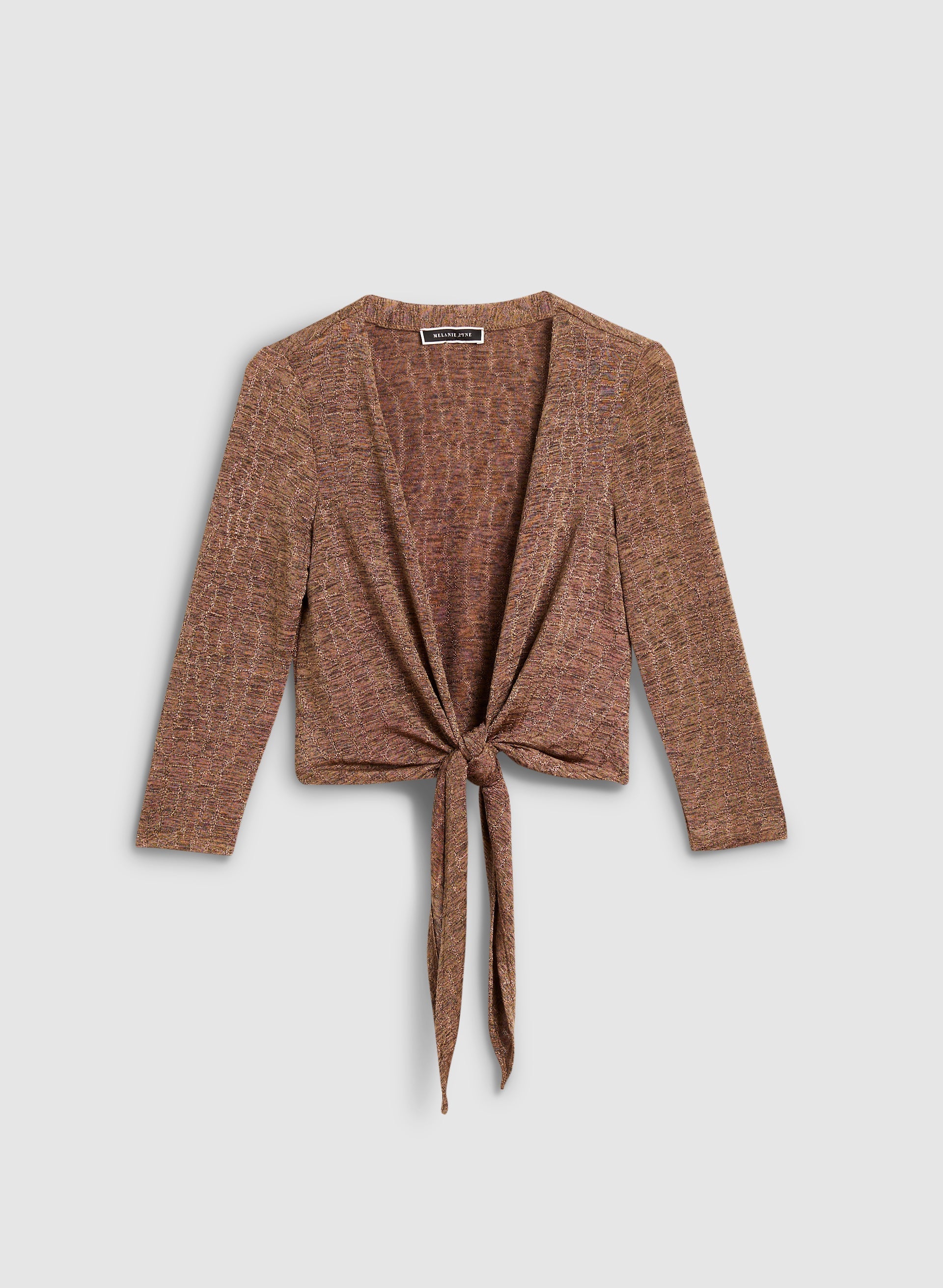 how to wear a tie front cardigan