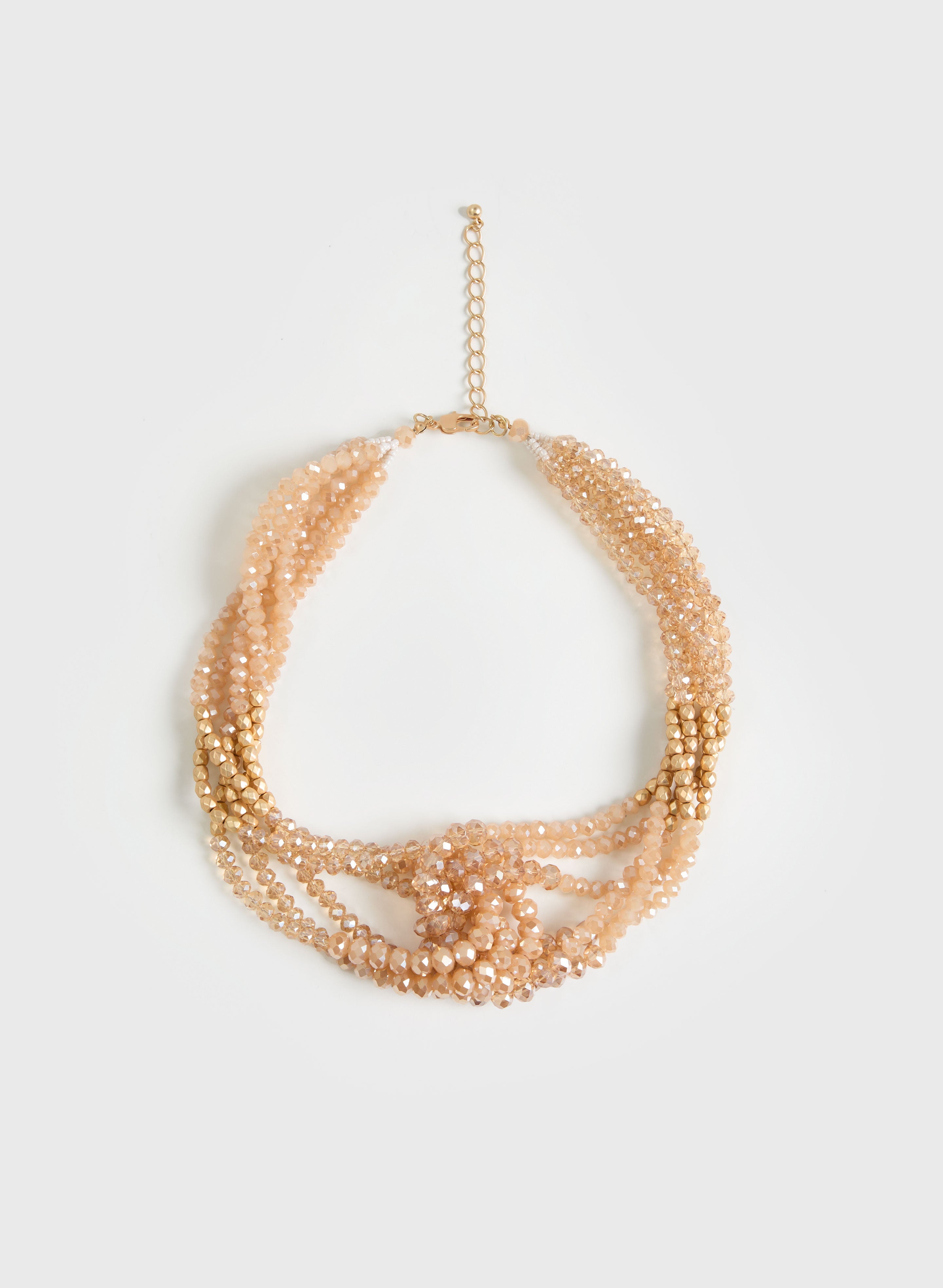 Interlinked Bead Necklace