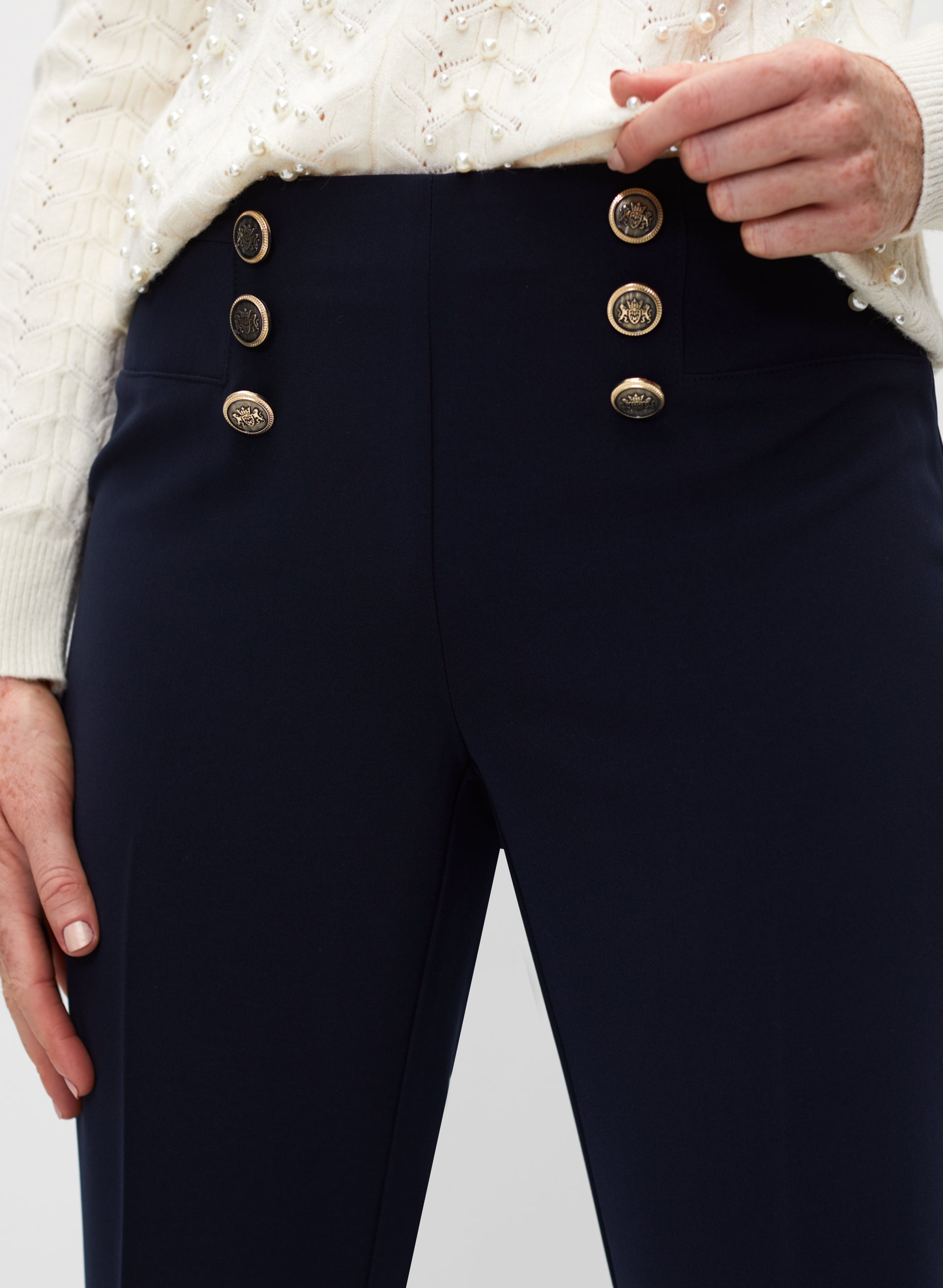 Amber Button Detail Pants