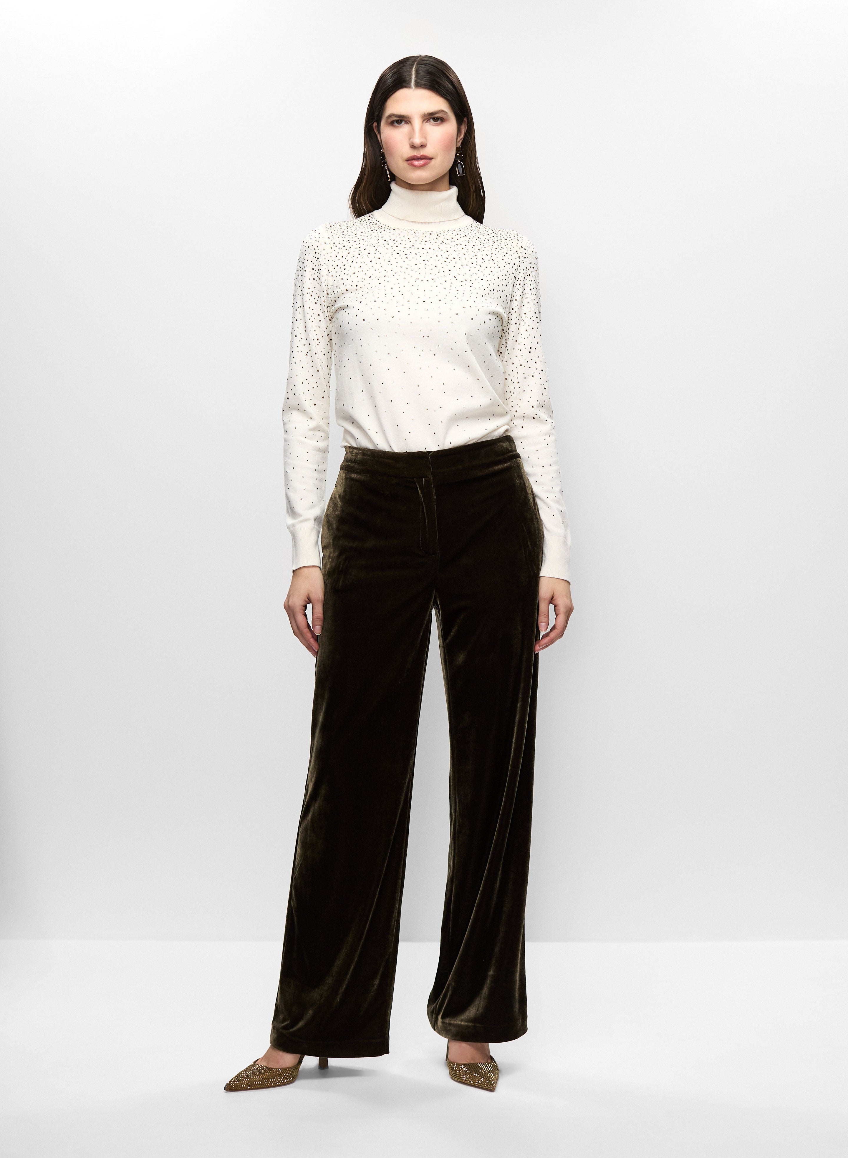 ◇NIEEH◇ DART VELVET PANTS_BLACK 712kzjJ-zEL._UY350_.jpg