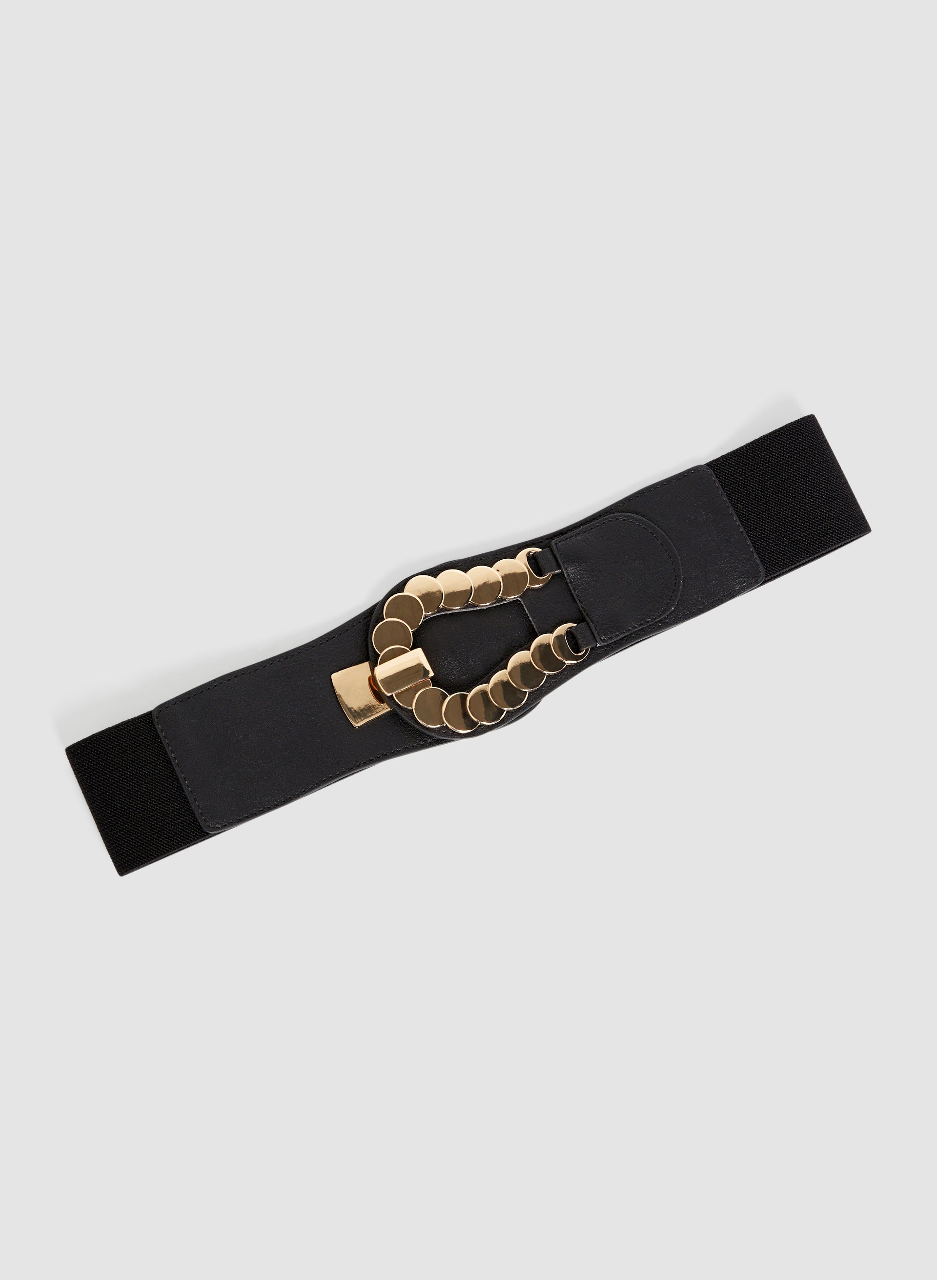 Horseshoe Buckle Elastic Belt