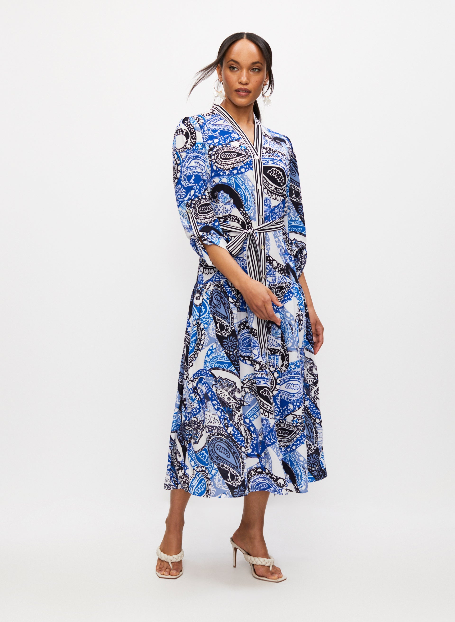 Joseph Ribkoff - Paisley Print Dress