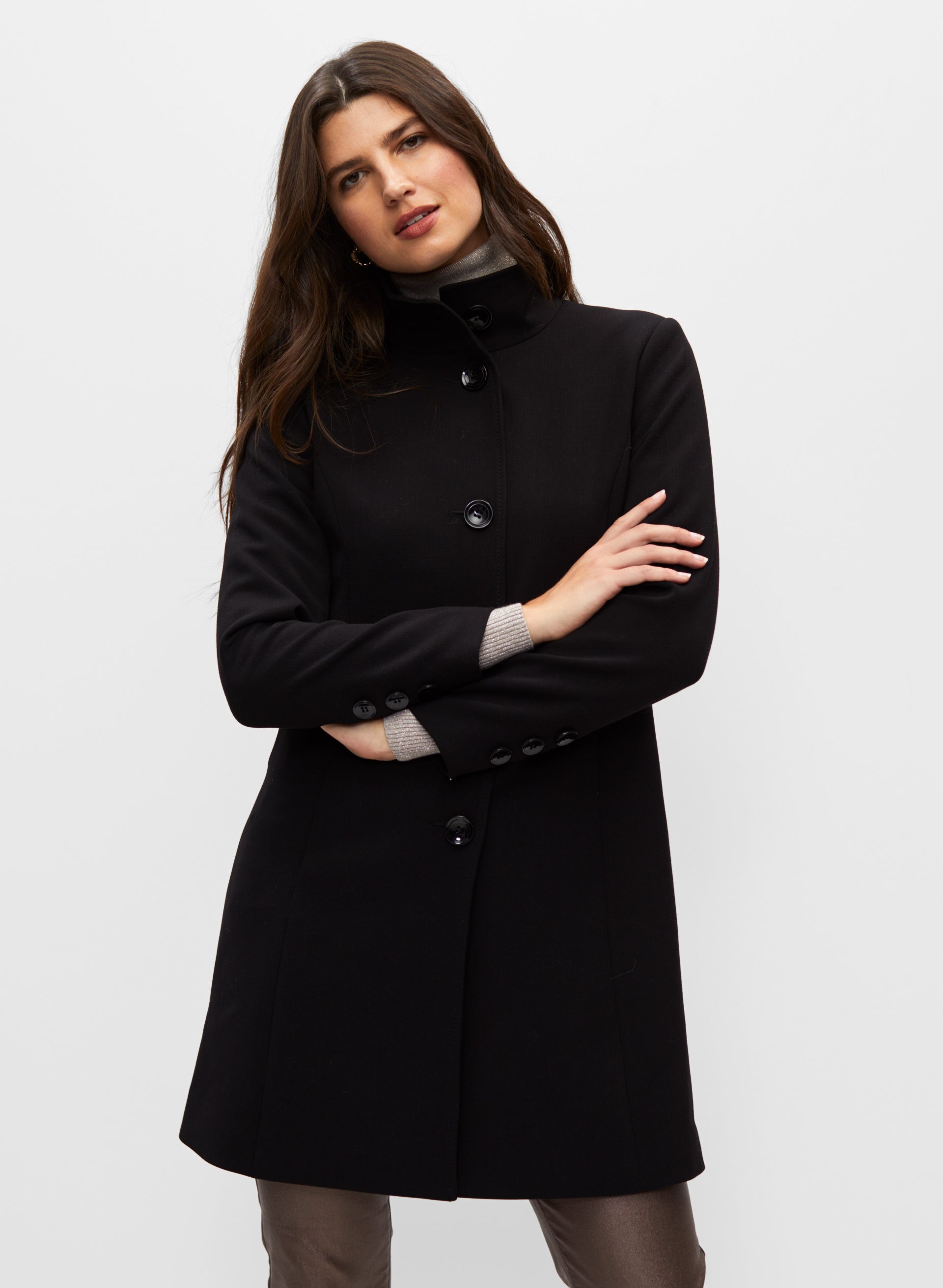 Structured Tricotine Tech Coat