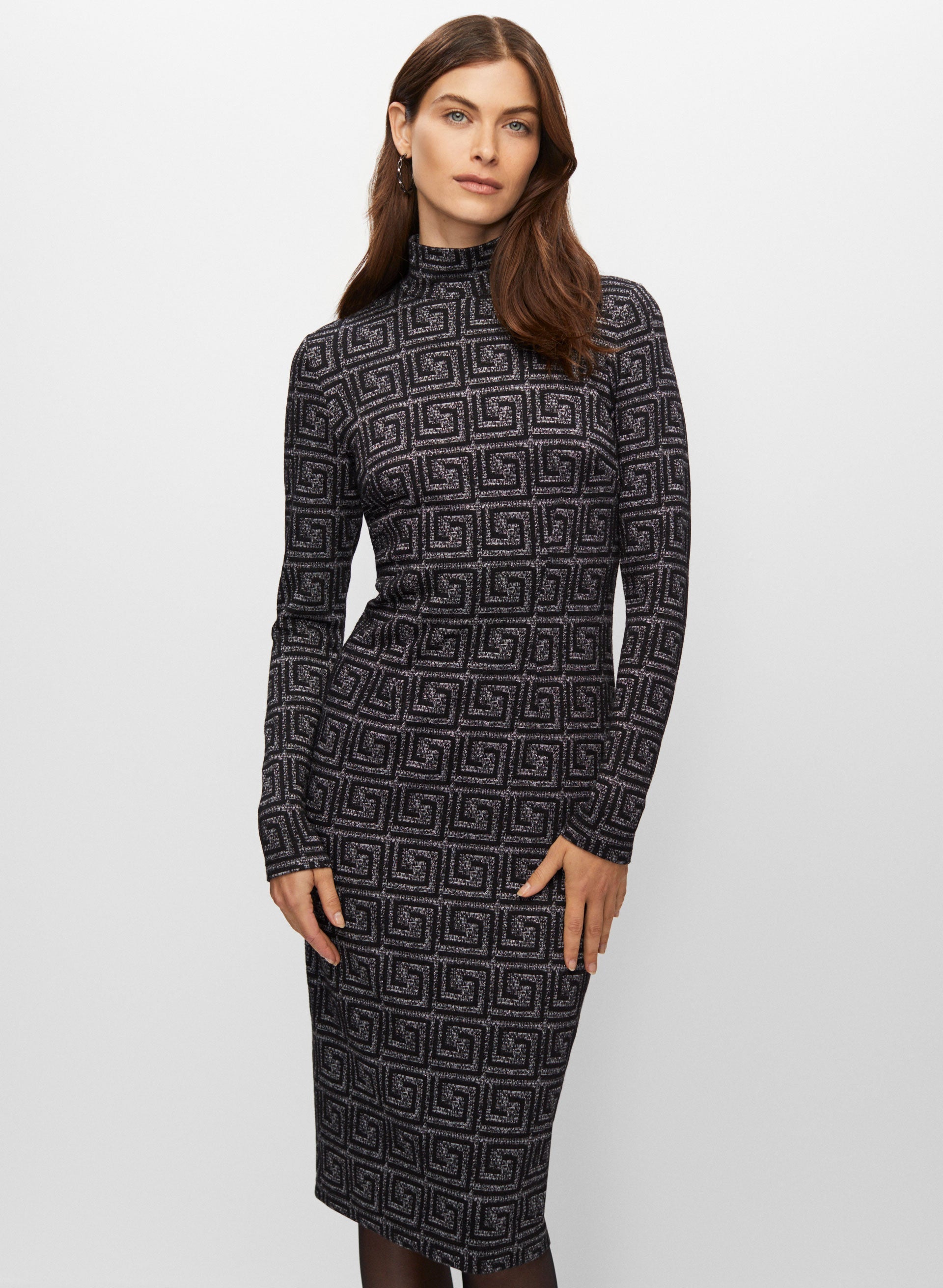 Geometric midi dress new arrivals