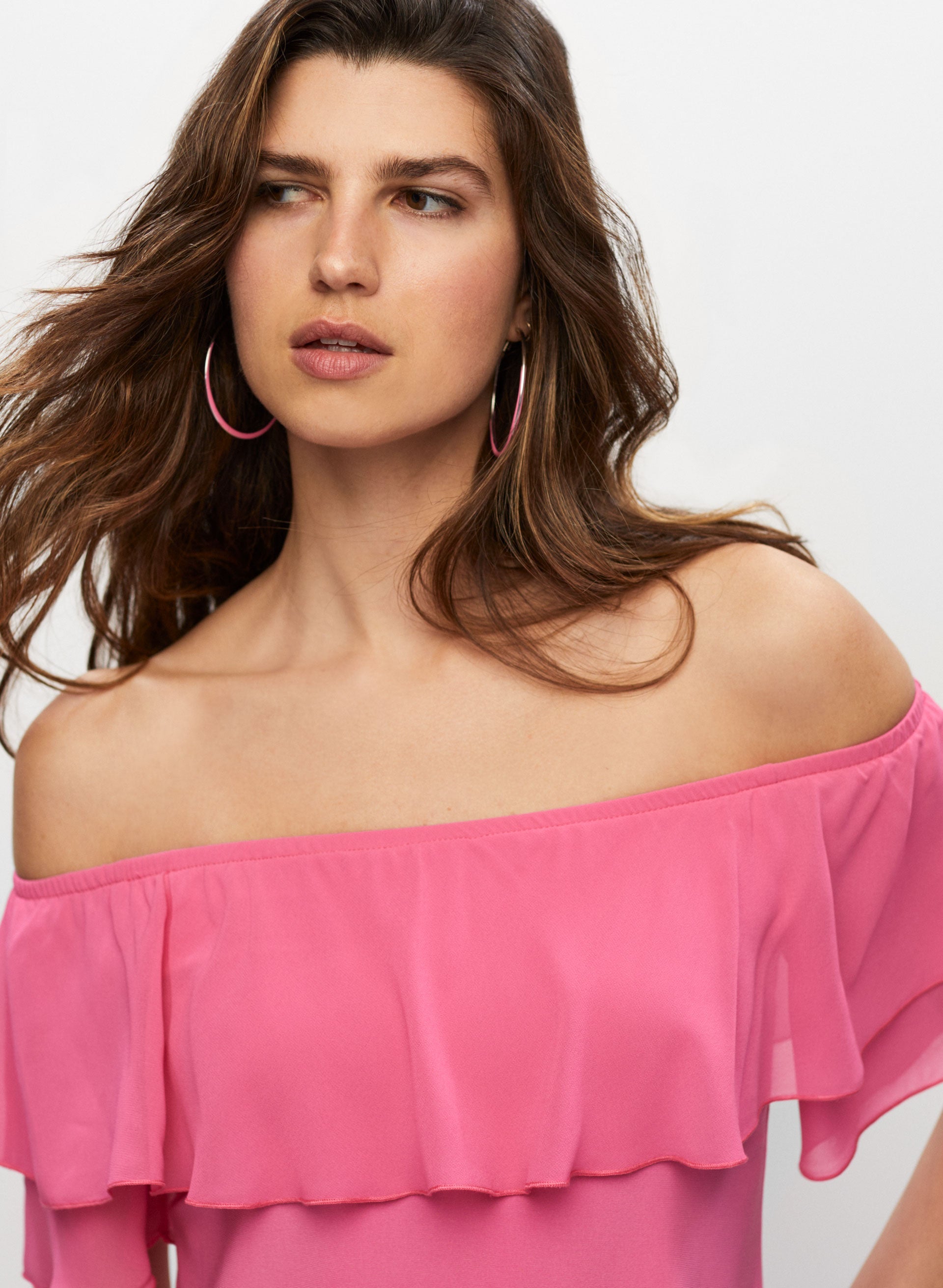 Off-the-Shoulder Ruffled Top