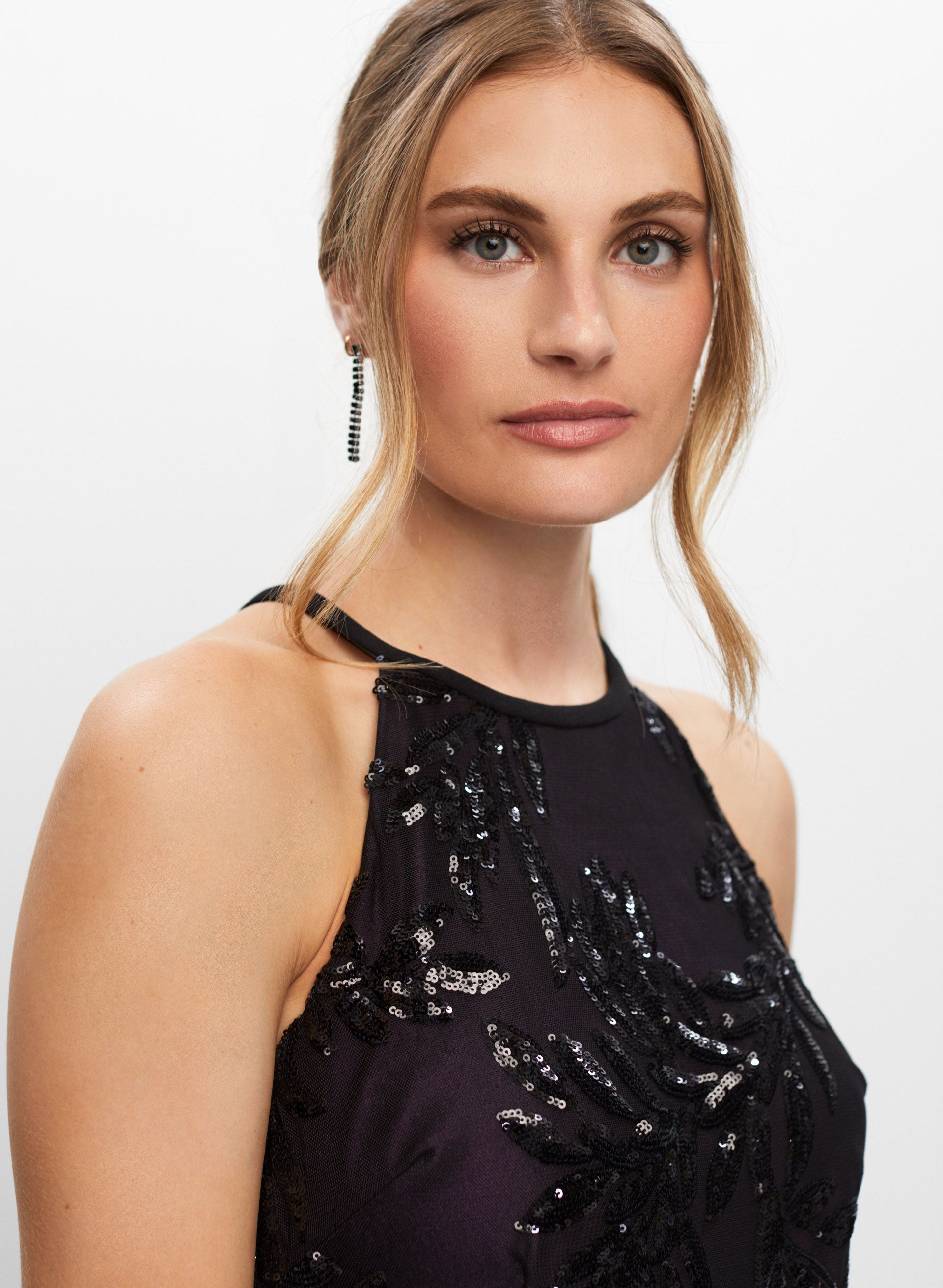 Alex evenings plum dress top