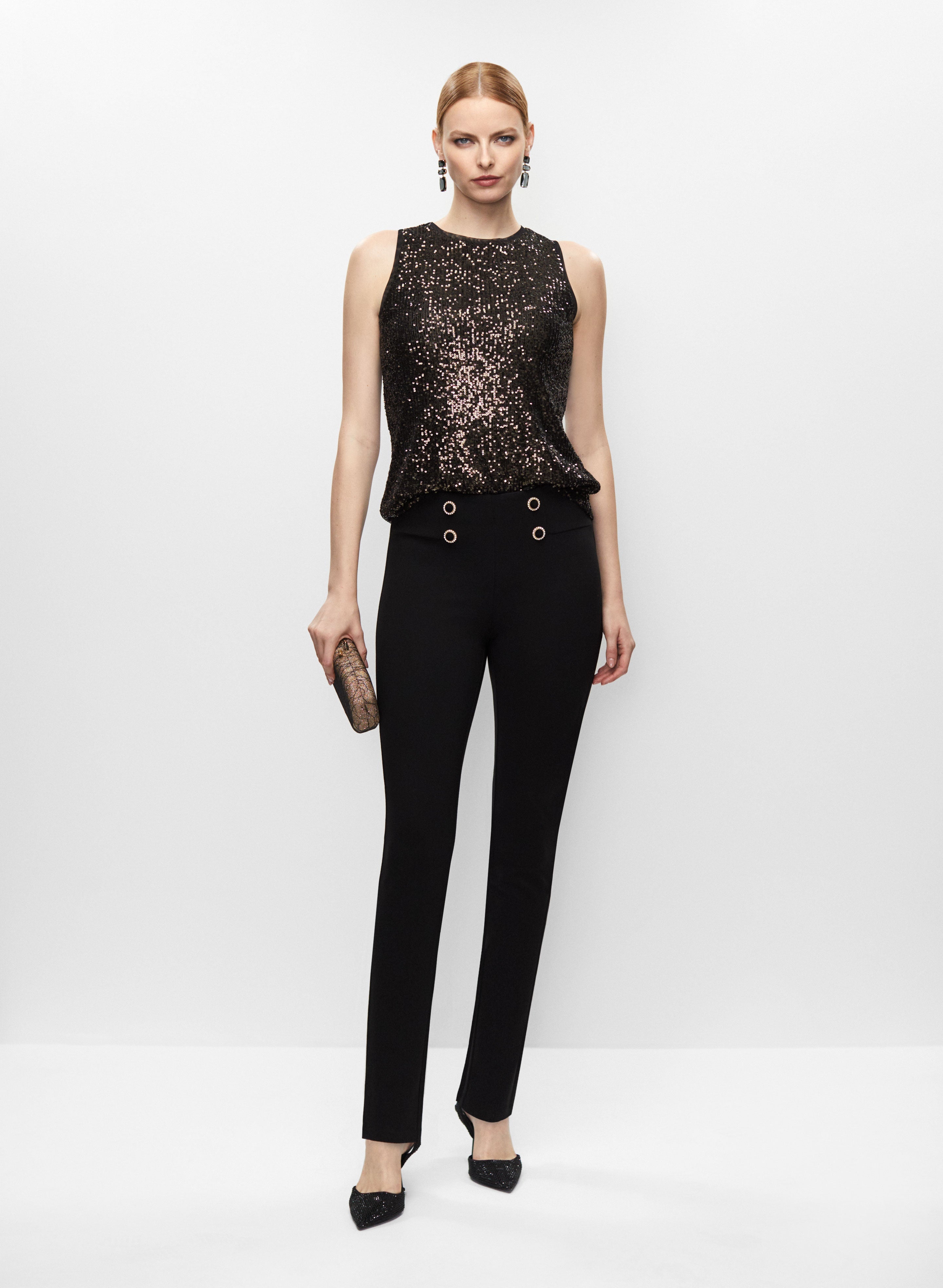 sequin top xl