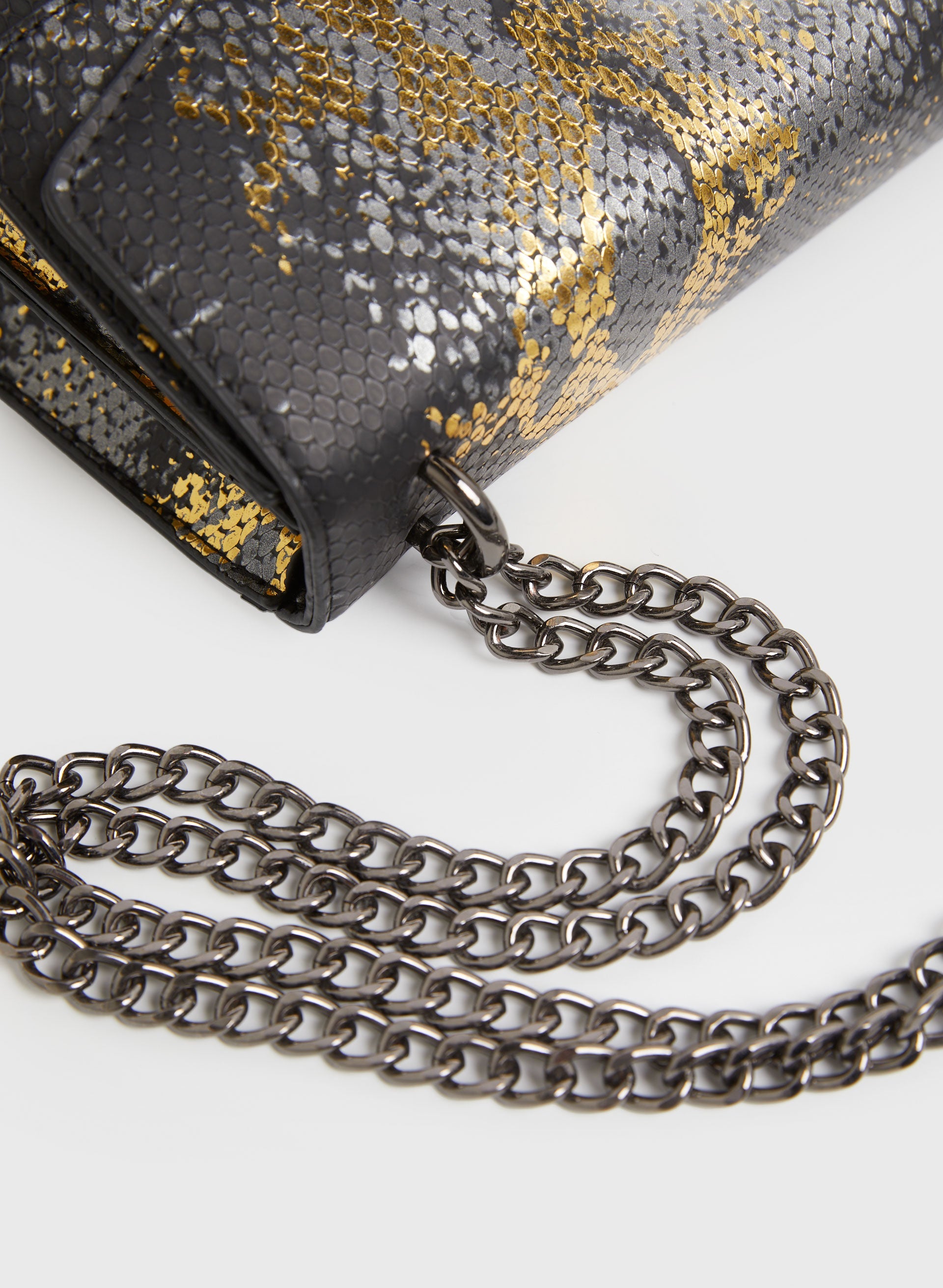 Tri-Tone Snake Motif Bag